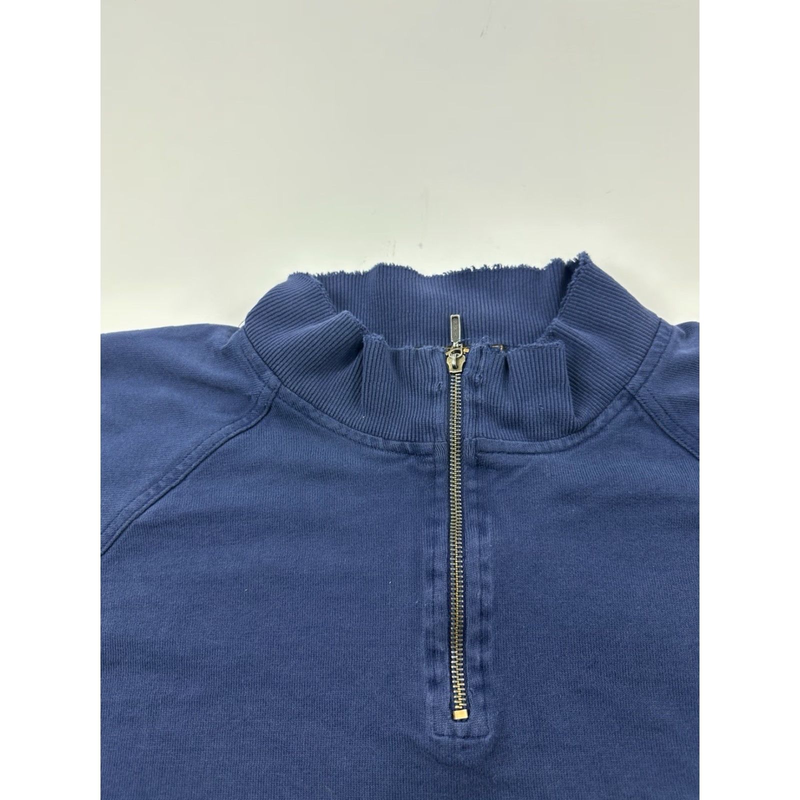 Eddie Bauer VINTAGE Eddie Bauer Shirt Mens XL Blue Long Sleeve 1/4 Zip Mock Neck Pullover Size US XL / EU 56 / 4 - 7 Thumbnail