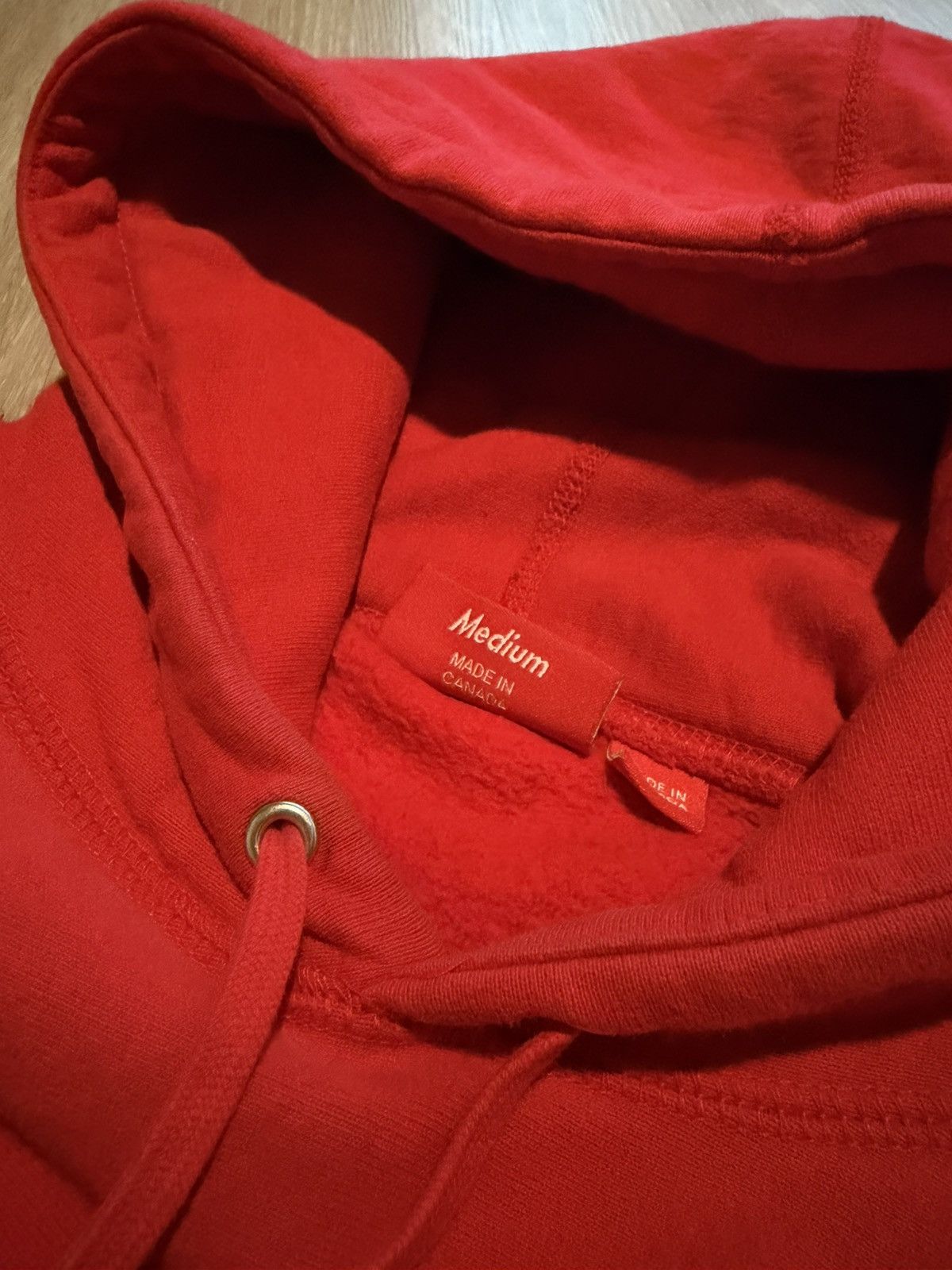 Supreme FW 2018 Supreme Red Perforated Hoodie Size US M / EU 48-50 / 2 - 4 Thumbnail