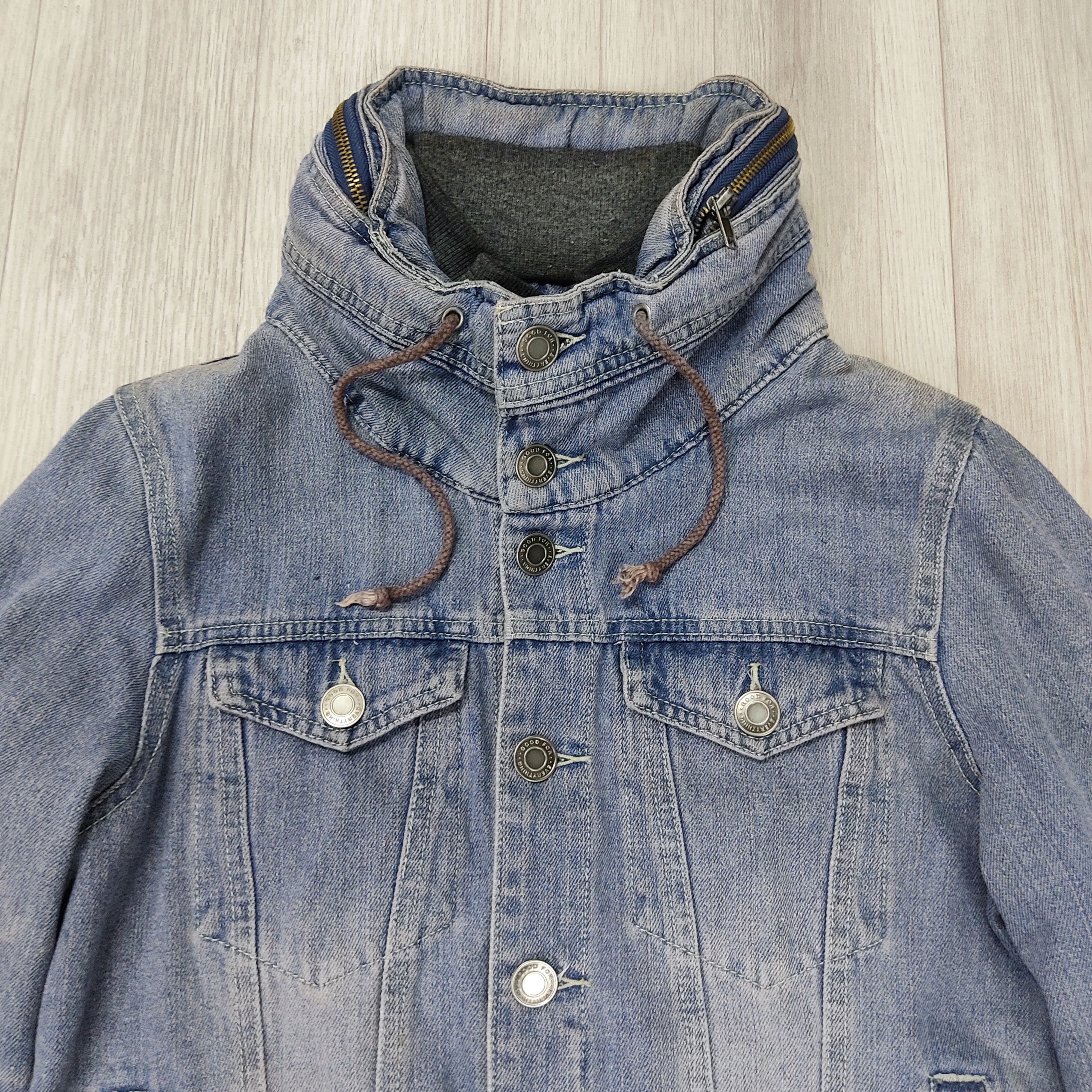 Japan Blue Made In Heaven Faded Distressed Denim Jacket Size US S / EU 44-46 / 1 - 6 Thumbnail
