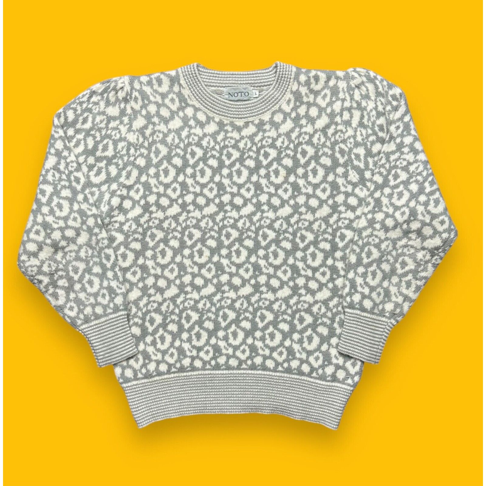 Vintage Vintage Angora Wool Sweater Crewneck Pullover y2k Size L / US 10 / IT 46 - 1 Thumbnail