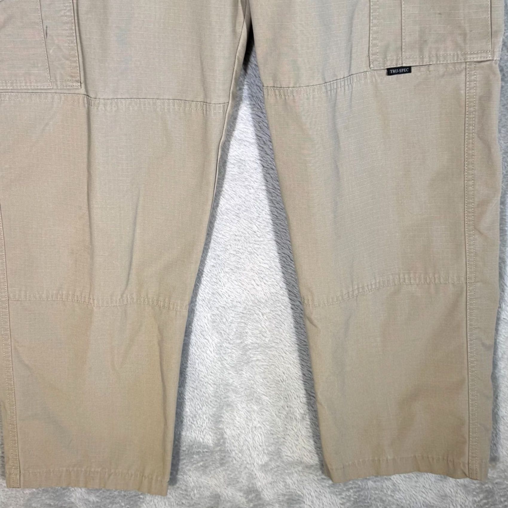 Doublet Tru-Spec Cargo Pants Mens 34x28 Beige Ripstop Double Knee Work Tactical Pants Size US 34 / EU 50 - 5 Thumbnail
