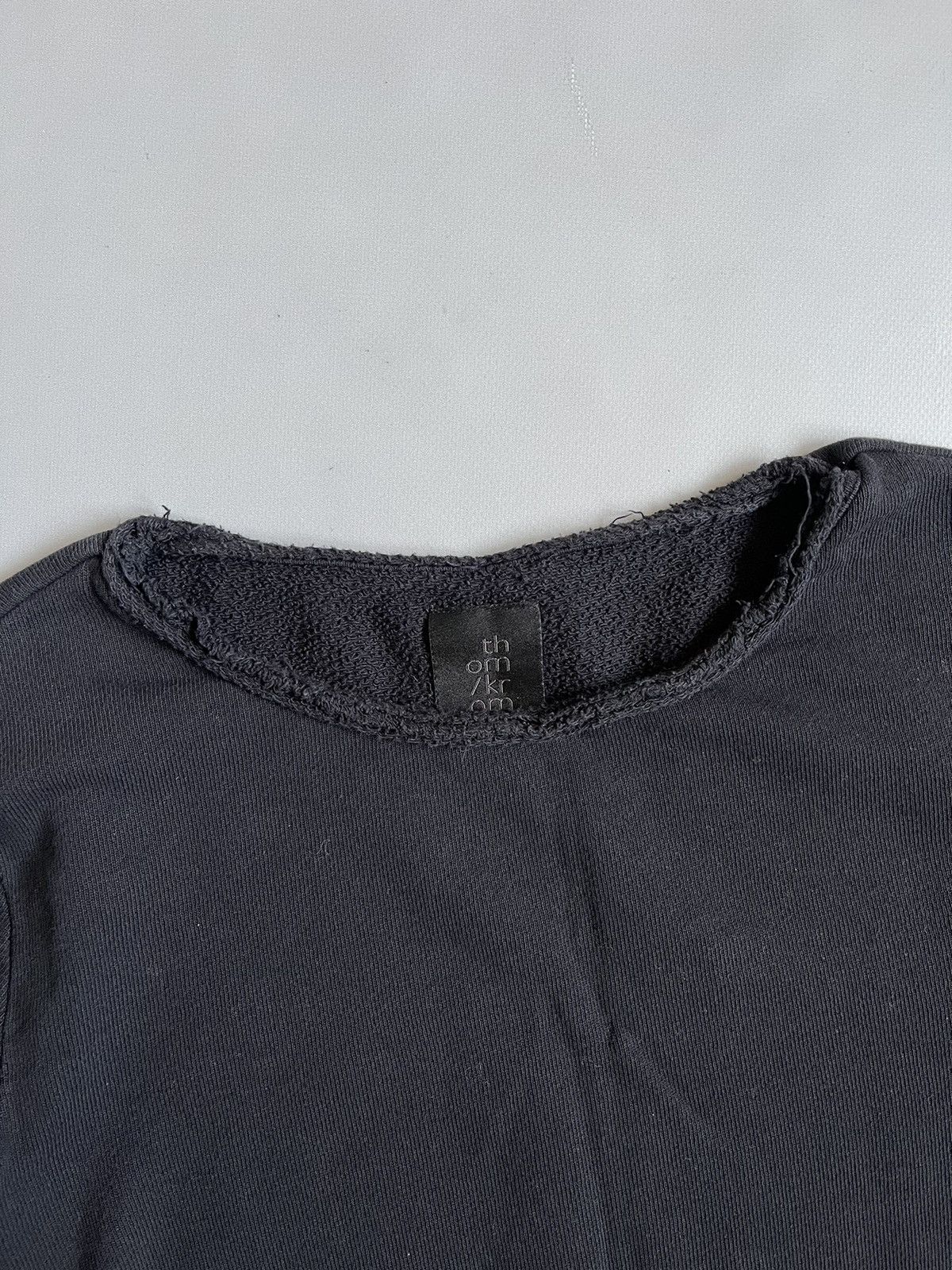 Thom Krom Thom Krom M S 234 Women Black Cotton Avant Garde Dress Size M / US 6-8 / IT 42-44 - 2 Thumbnail