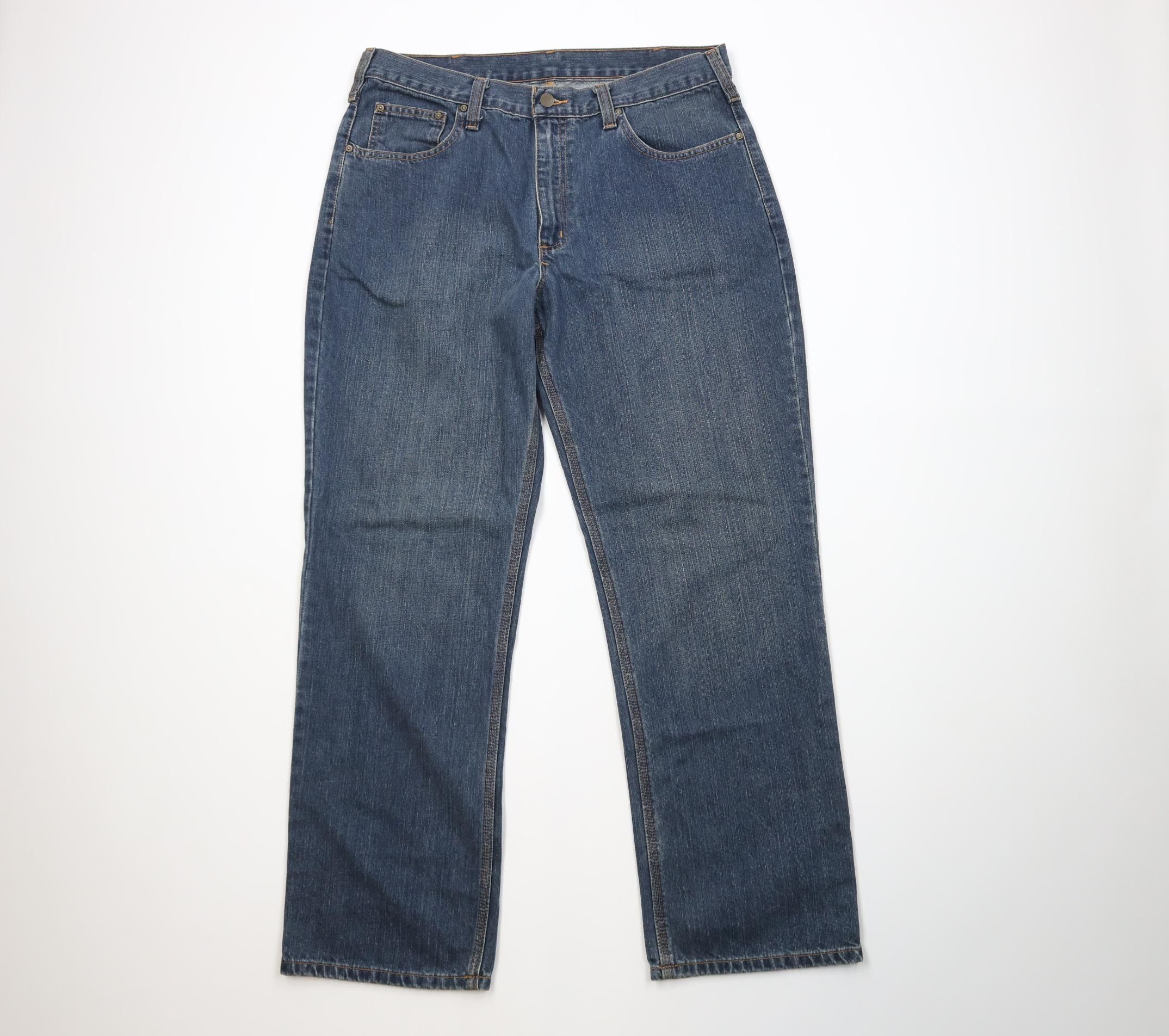 Carhartt Vintage Y2K Carhartt Relaxed Fit Wide Leg Denim Jeans Blue Size US 36 / EU 52 - 1 Thumbnail