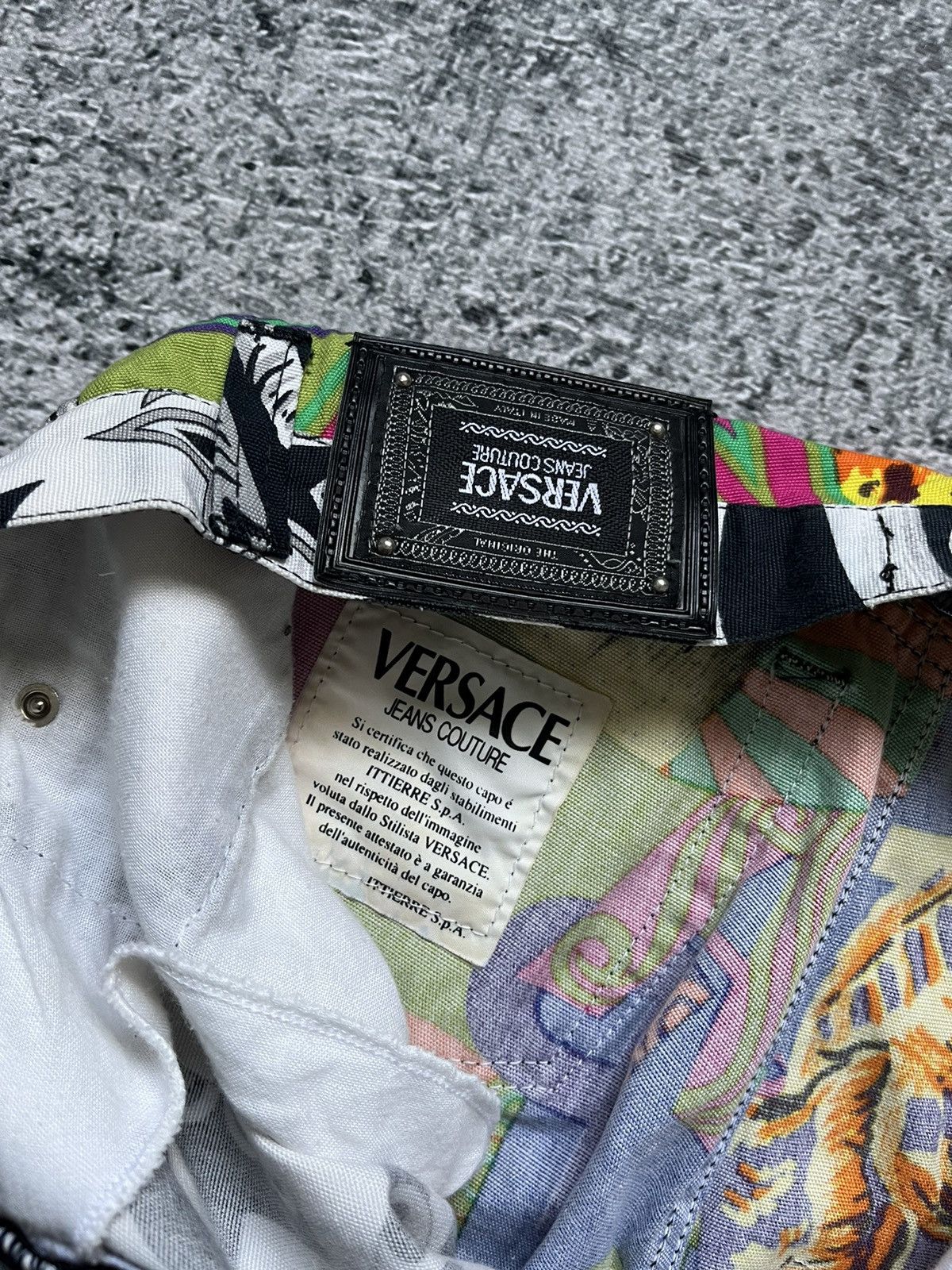 Versace × Versace Jeans Couture × Versus Versace 80’s New York City all print denim jeans pants rare archive Size 31" - 12 Thumbnail