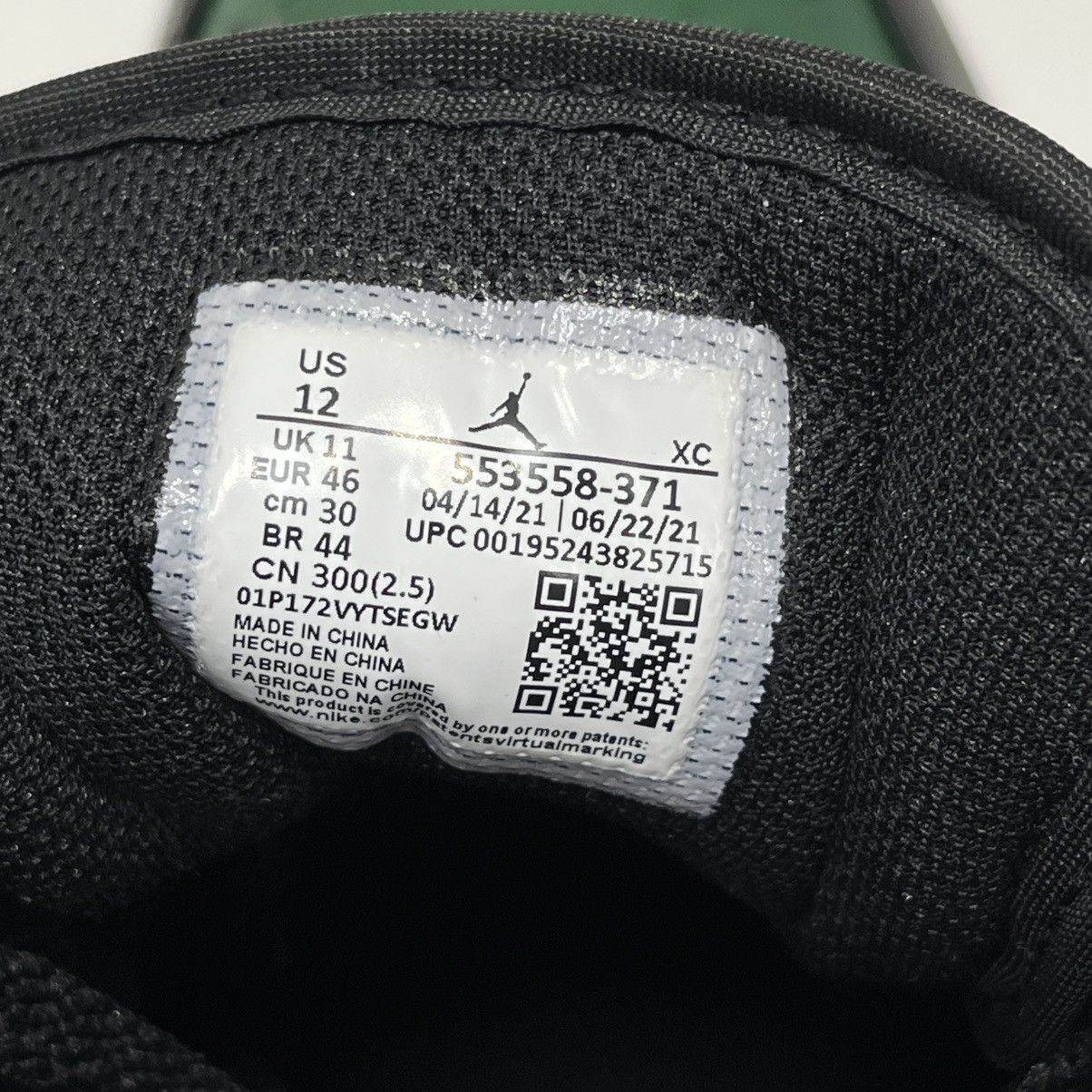 Nike Air Jordan 1 Low Green Toe Size US 12 / EU 45 - 12 Thumbnail