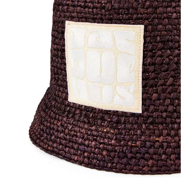 Jacquemus o1g2r1mq1024 Size: 56 CM / Hat in Burgundy Size ONE SIZE - 3 Thumbnail
