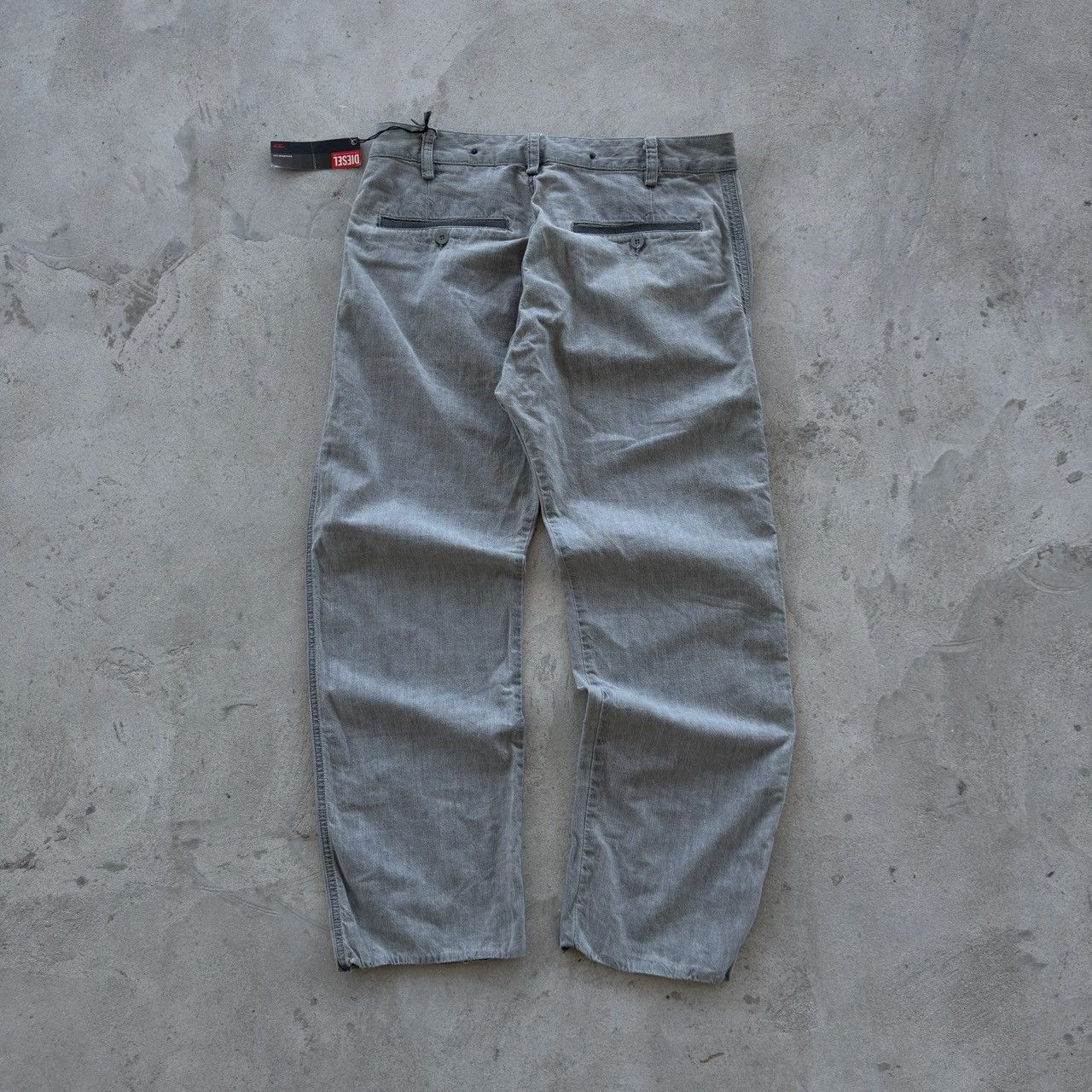 Diesel Vintage Diesel Cotton Pants Streetwear Straight Leg Size US 30 / EU 46 - 2 Thumbnail