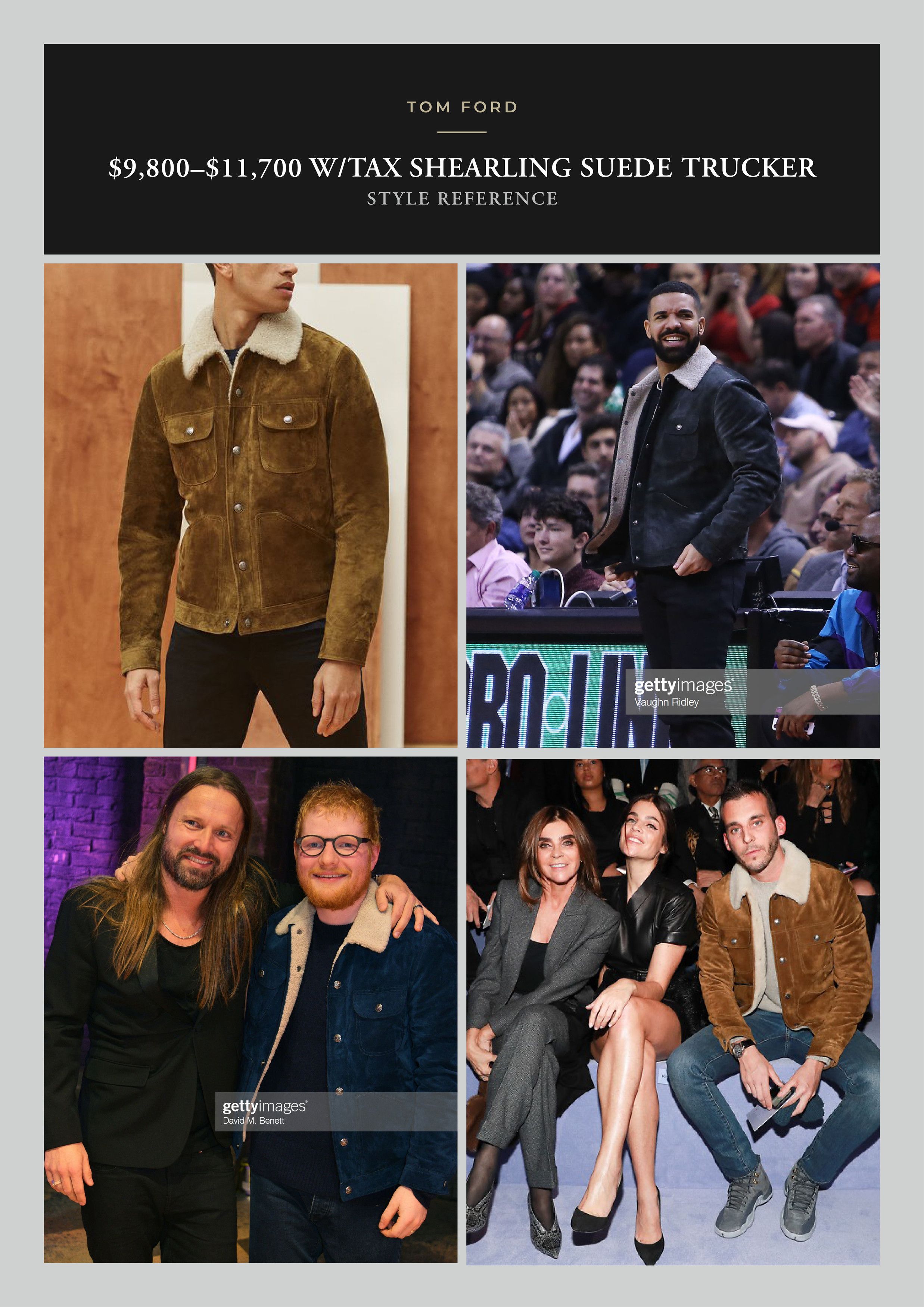 Tom Ford A-List Celeb Favorite, Coveted $9,800 w/tax Suede Shearling Size US M / EU 48-50 / 2 - 6 Thumbnail
