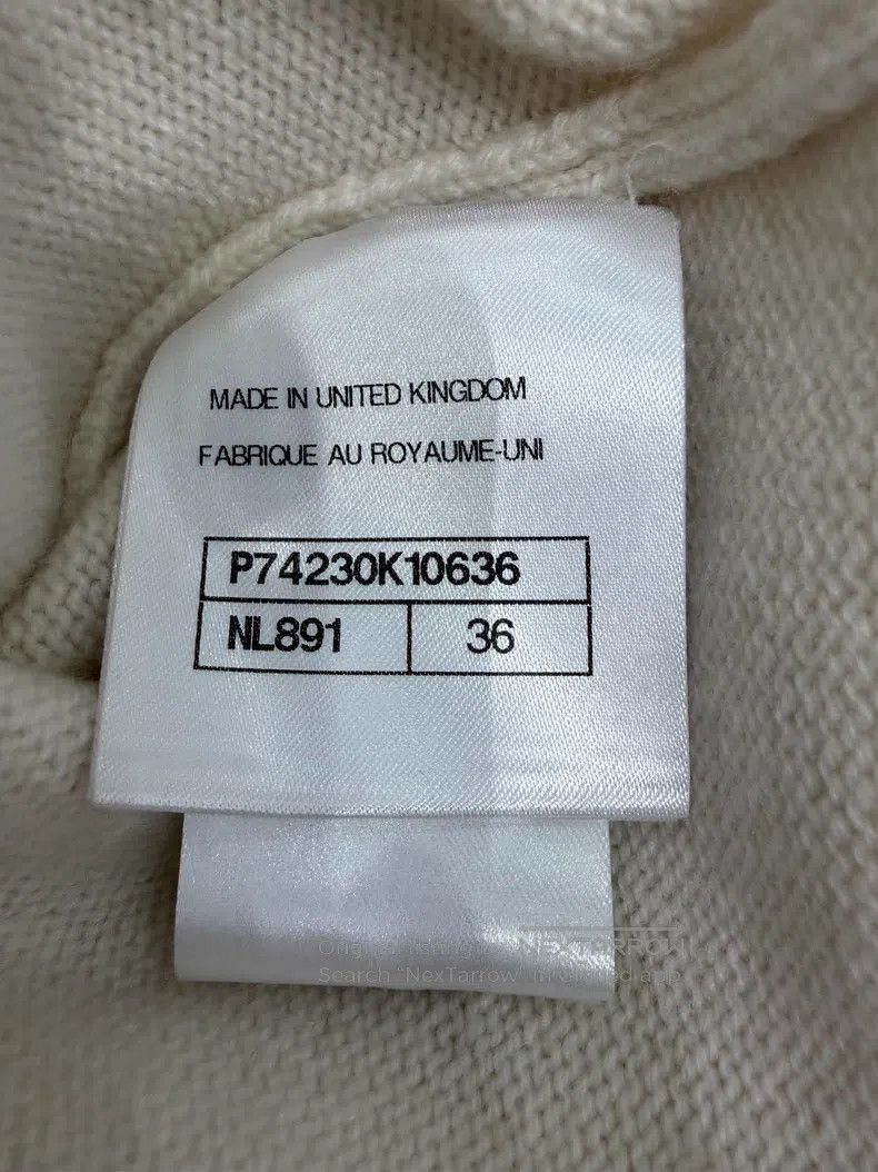 Chanel Chanel White knitted beaded 5 cardigans coat Size XS / US 0-2 / IT 36-38 - 6 Thumbnail