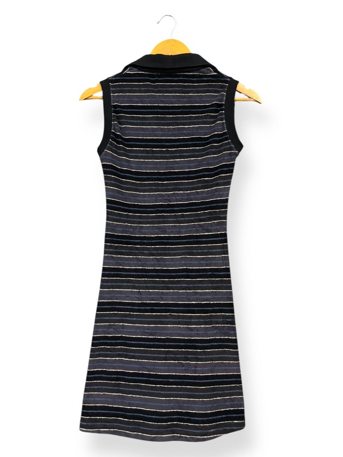 Hysteric Glamour Vintage 2000s Hysterc Glamour Striped Mini Dress Retro-style Size ONE SIZE - 2 Thumbnail