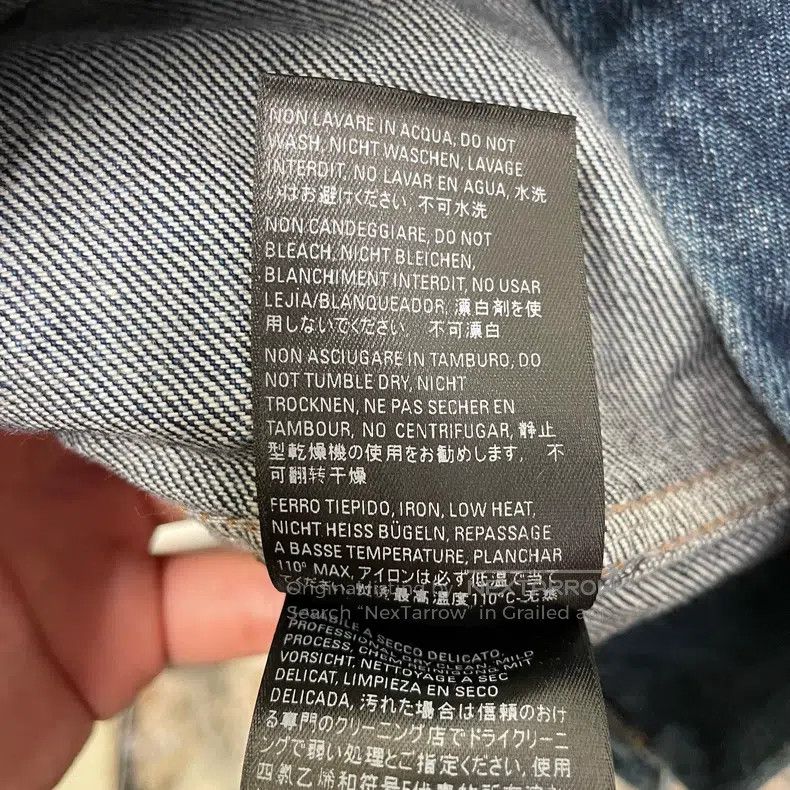 Balenciaga Balenciaga Upside Down Irregular Two-Way Denim Jacket Size XS / US 0-2 / IT 36-38 - 6 Thumbnail