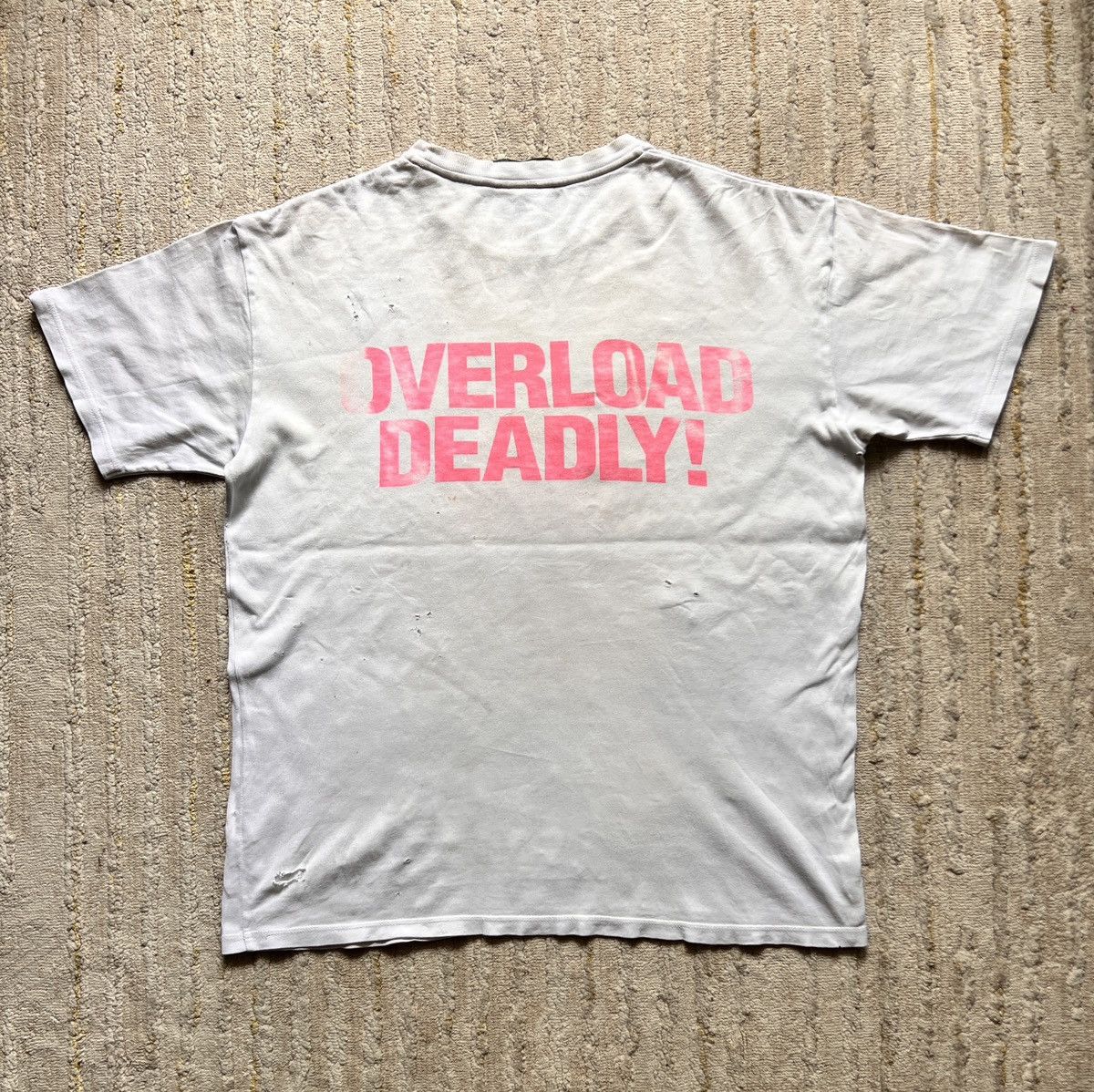 Jun Takahashi Trashed Vtg Undercover GFY x Wtaps “Overload Deadly” Tshirt Size US L / EU 52-54 / 3 - 6 Thumbnail