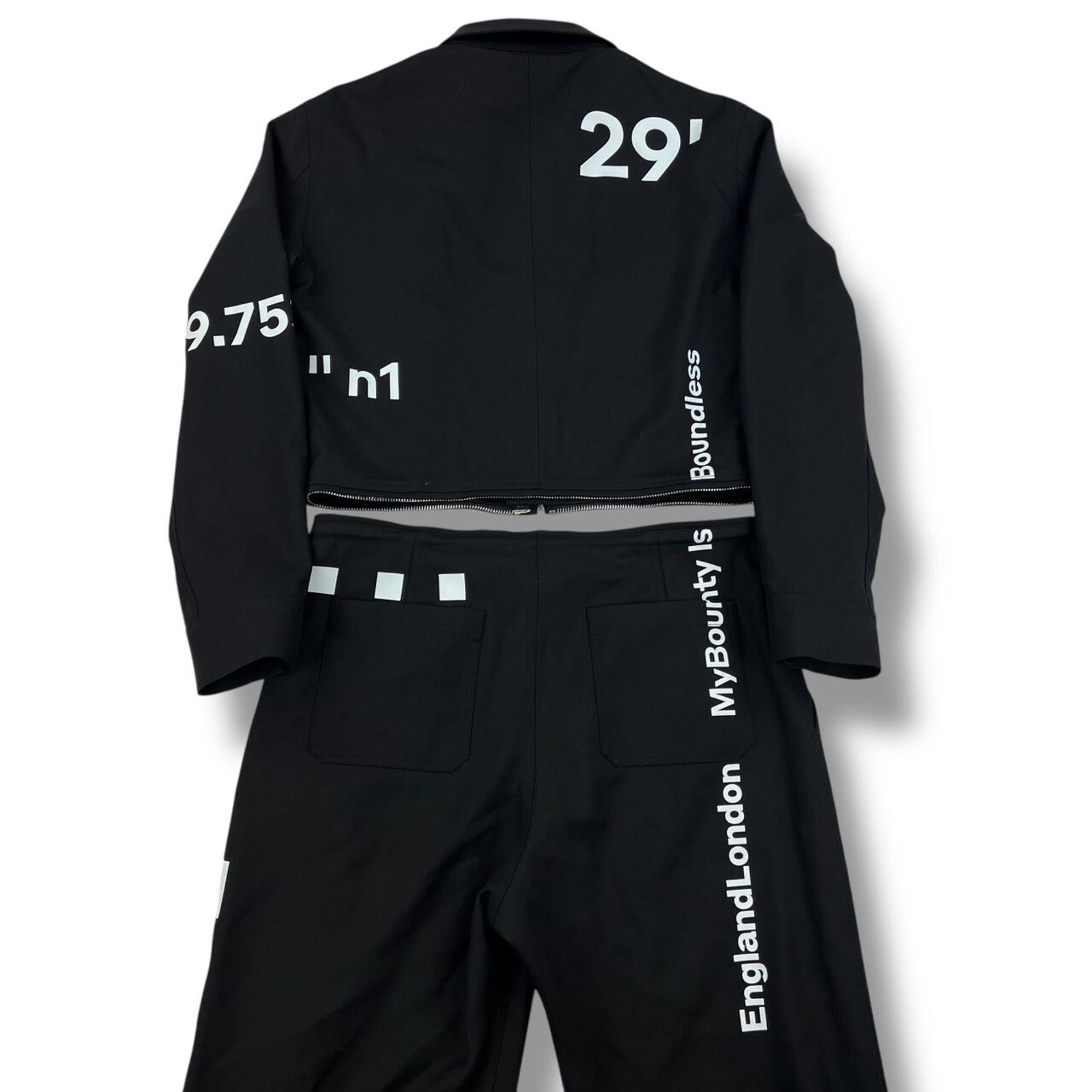 Burberry Burberry Runway Sample Black Detachable Boiler Suit / Jacket Size US XL / EU 56 / 4 - 4 Thumbnail