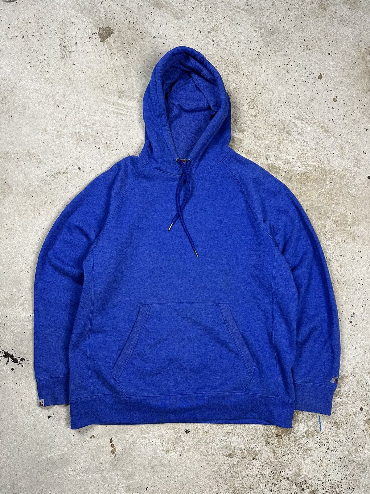 Russell Athletic Vintage Y2K Russell Athletic Premium Fleece Blank Hoodie Size US L / EU 52-54 / 3 - 1 Thumbnail