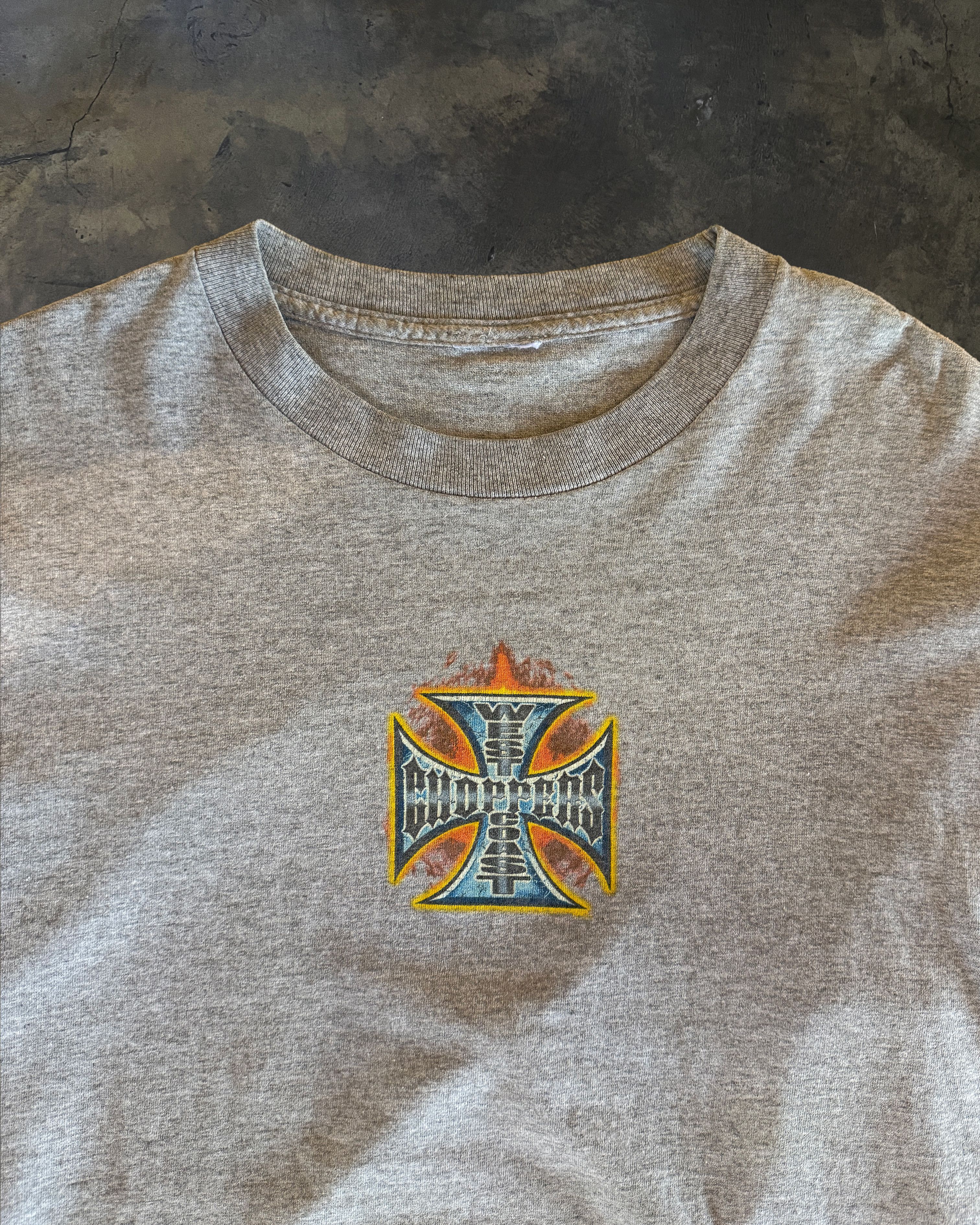 West Coast Choppers 2000's WEST COAST CHOPPERS GREY LONG SLEEVE Size US L / EU 52-54 / 3 - 2 Thumbnail
