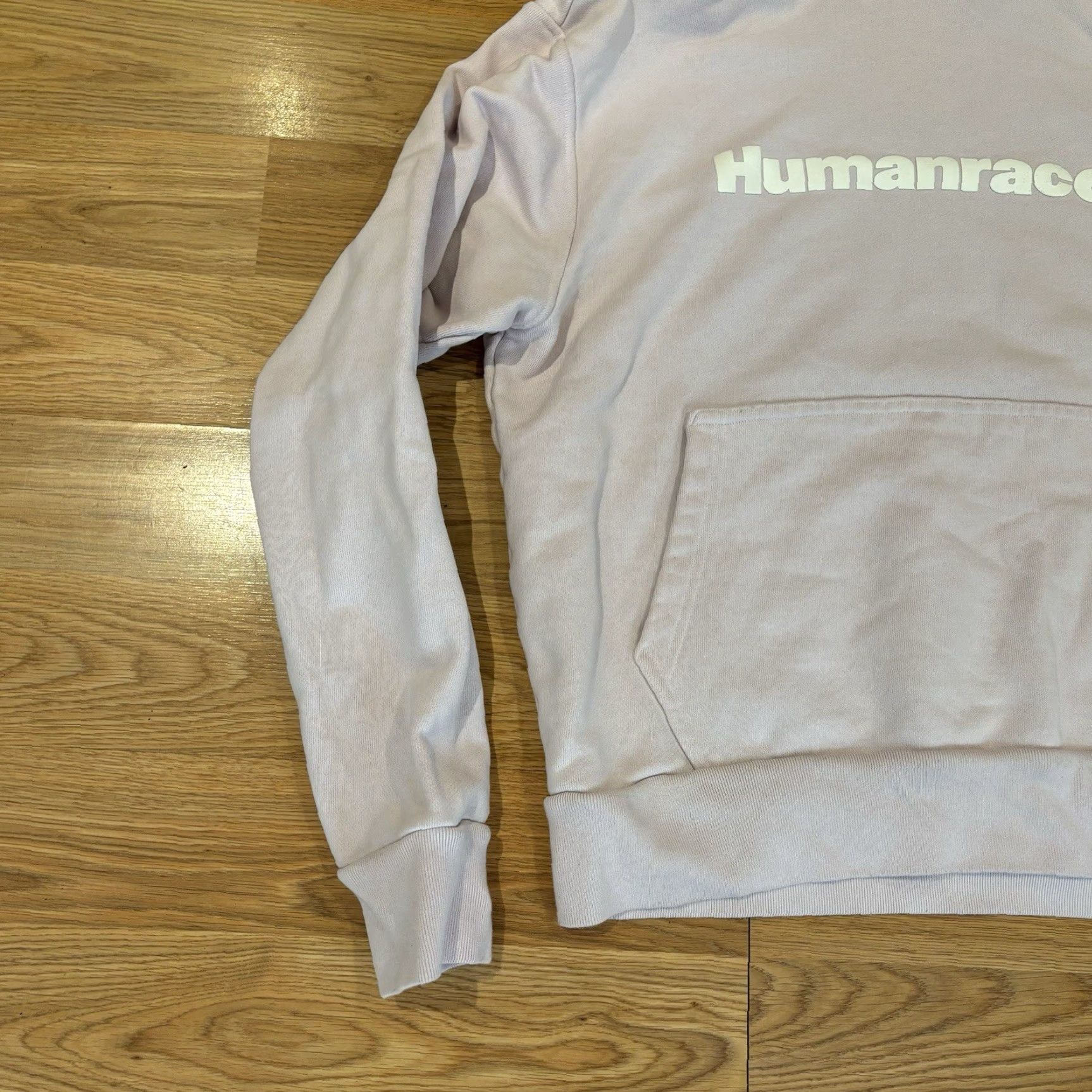 Adidas Adidas Hoodie Mens Size M Purple Heavyweight Spell Out Human Race Pullover Long Sleeve Logo Breathable Sports Outdoor Size US M / EU 48-50 / 2 - 5 Thumbnail
