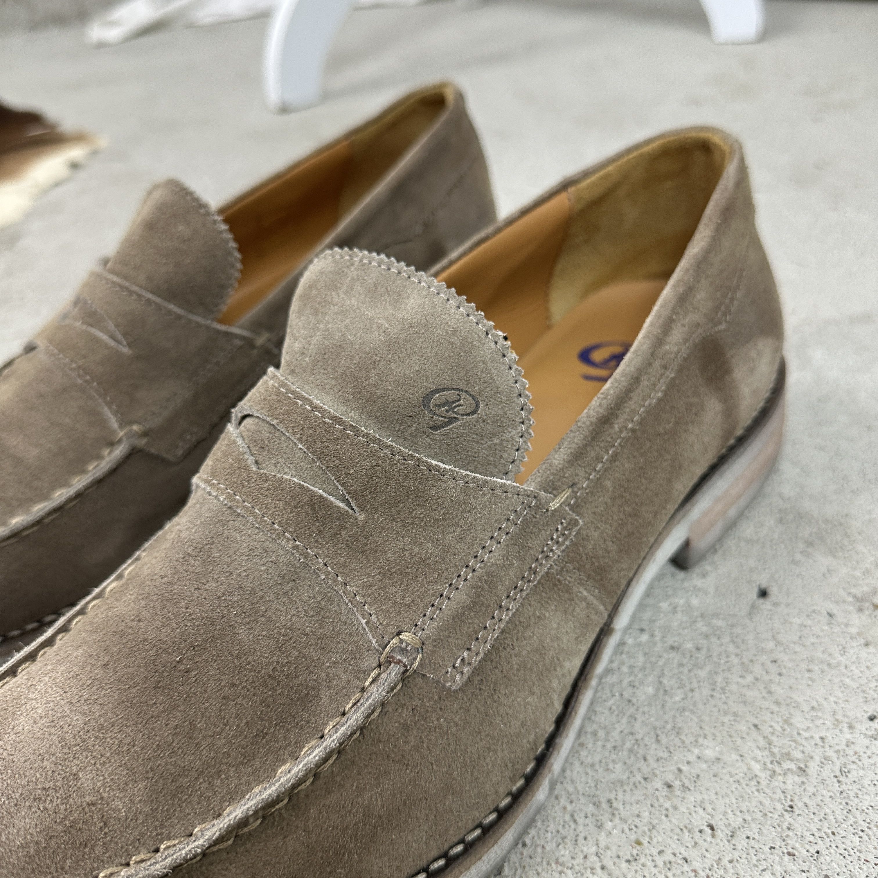 Vintage Vintage Elegant Preppy Old Money Leather Gireve Moccasins Size US 12 / EU 45 - 8 Thumbnail