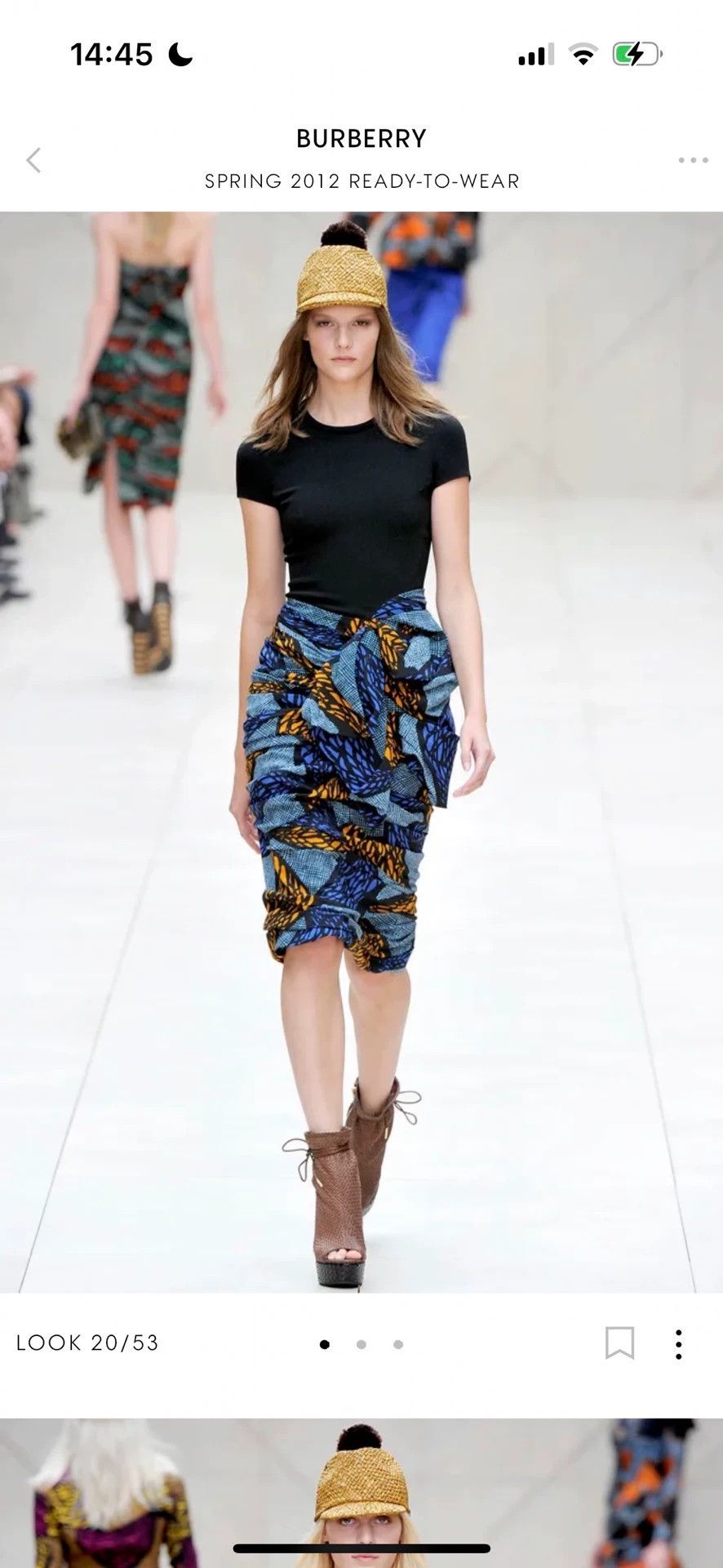 Burberry Burberry Prosum Vintage Silk Skirt 38 (M/L) Moore Print Size 26" / US 2 / IT 38 - 8 Thumbnail