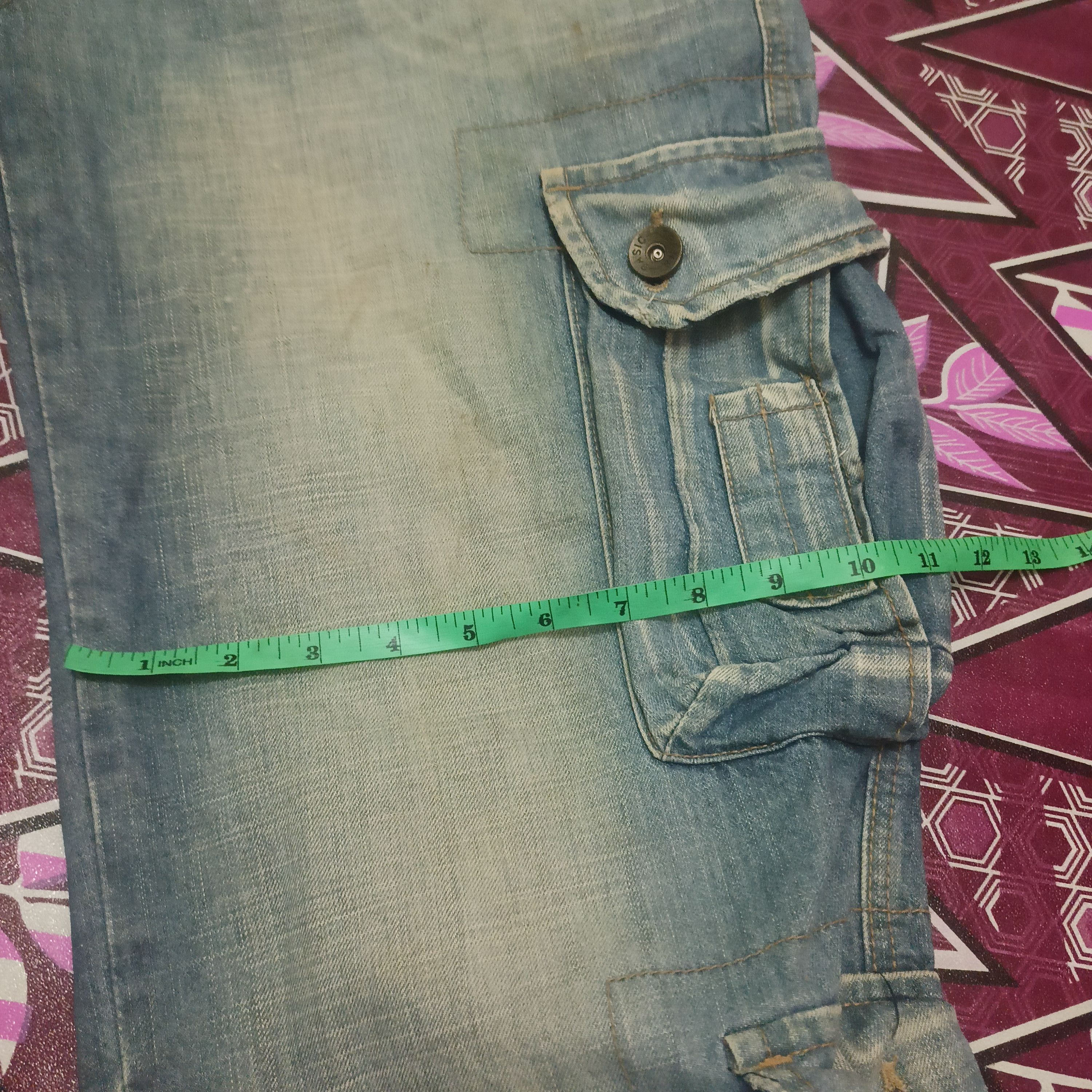 Who Decides War Vintage S.NIK Jeans 8 pocket distressed baggy jeans Size US 34 / EU 50 - 18 Thumbnail