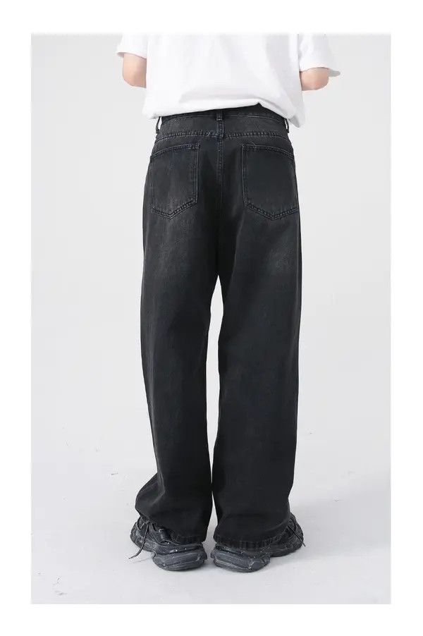 Designer × Japanese Brand Straight Wide Vintage Jeans Size US 30 / EU 46 - 4 Thumbnail