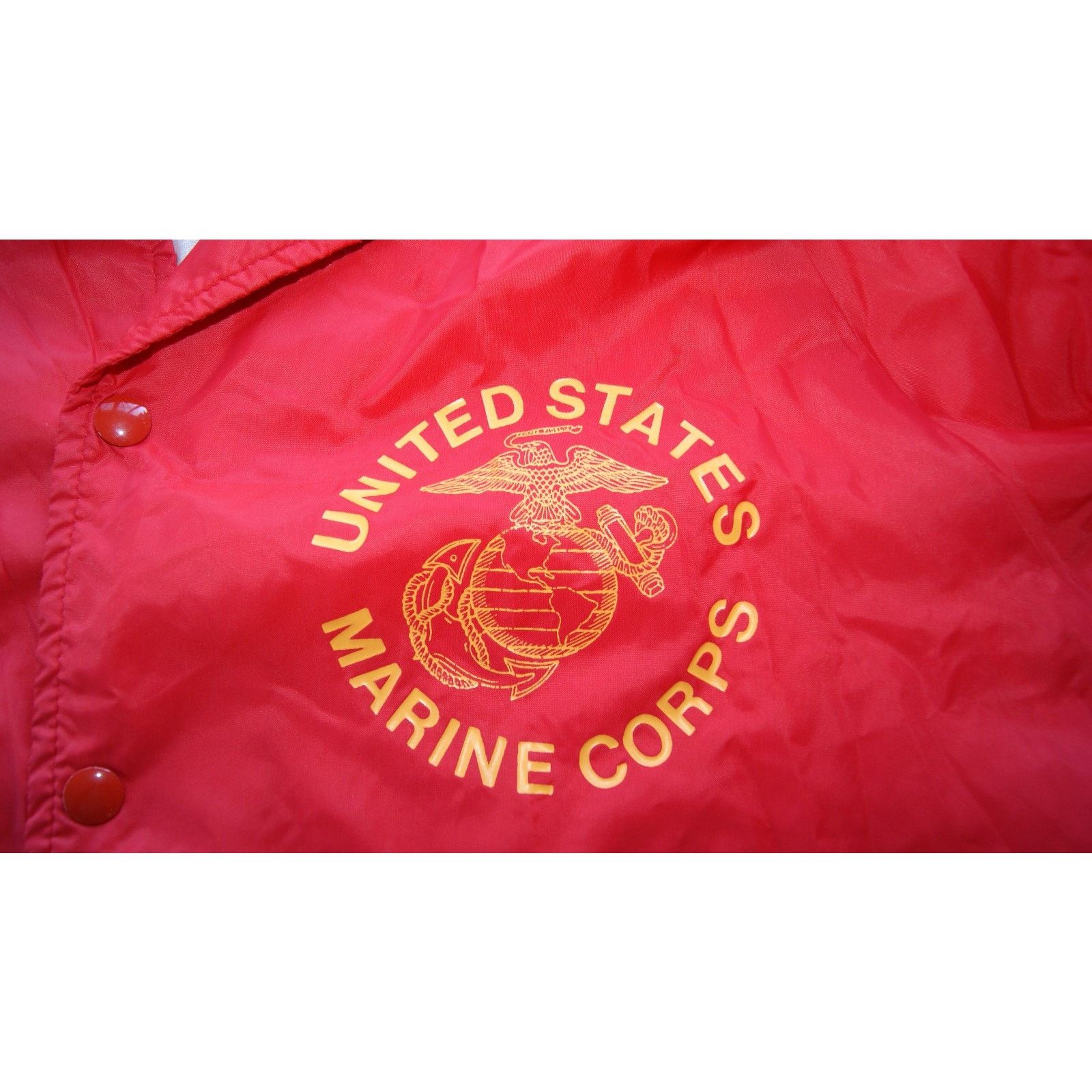 Vintage VTG US Marine Corps Jacket Red Military Windbreaker XL Size US XL / EU 56 / 4 - 3 Thumbnail