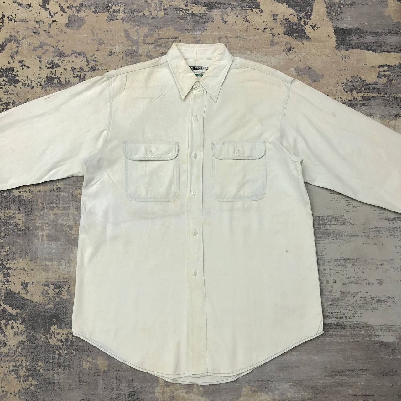 Sugar Cane × Toyo Enterprises T132 VTG UNIFORM SUGAR CANE TOYO ENTERPRISE WORKWEAR SHIRT Size US L / EU 52-54 / 3 - 4 Thumbnail
