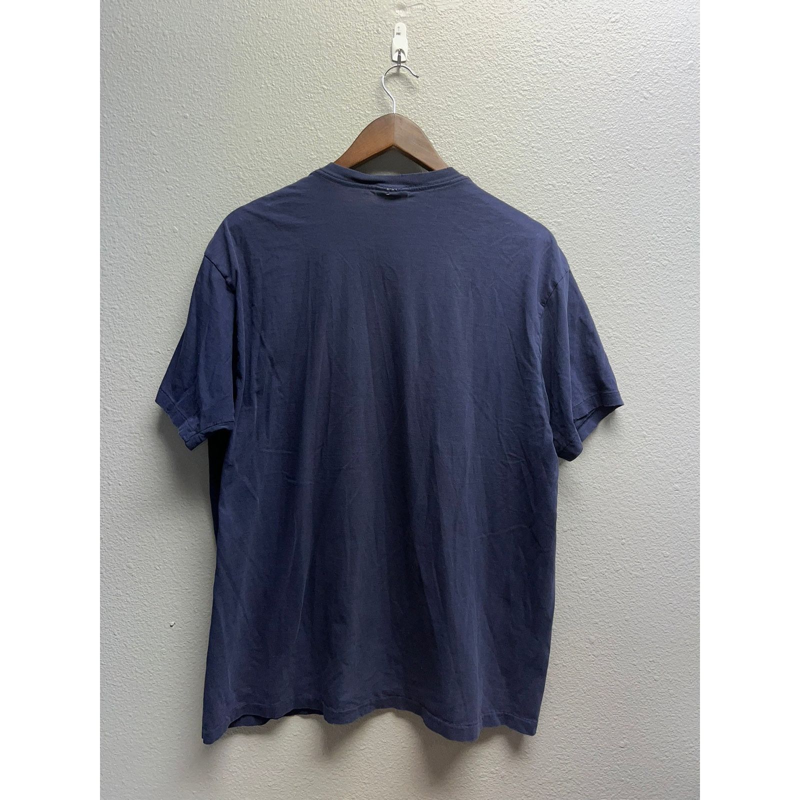 Polo Ralph Lauren Vintage Polo Ralph Lauren Blue Shirt Usa Made Blank Tee VTG Size US L / EU 52-54 / 3 - 8 Thumbnail