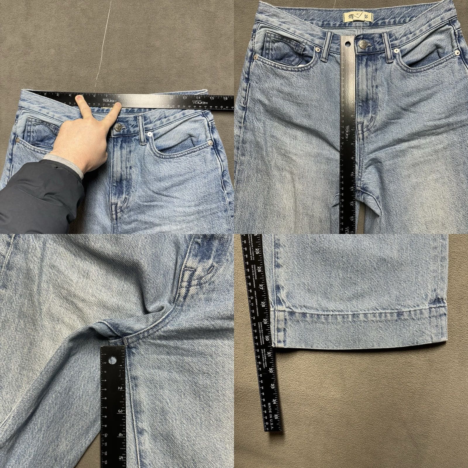 Madewell Madewell Jeans Womens 26 Super Wide Leg High Rise Baggy Festival Boho Loose GUC Jeans Size 26" / US 2 / IT 38 - 9 Thumbnail