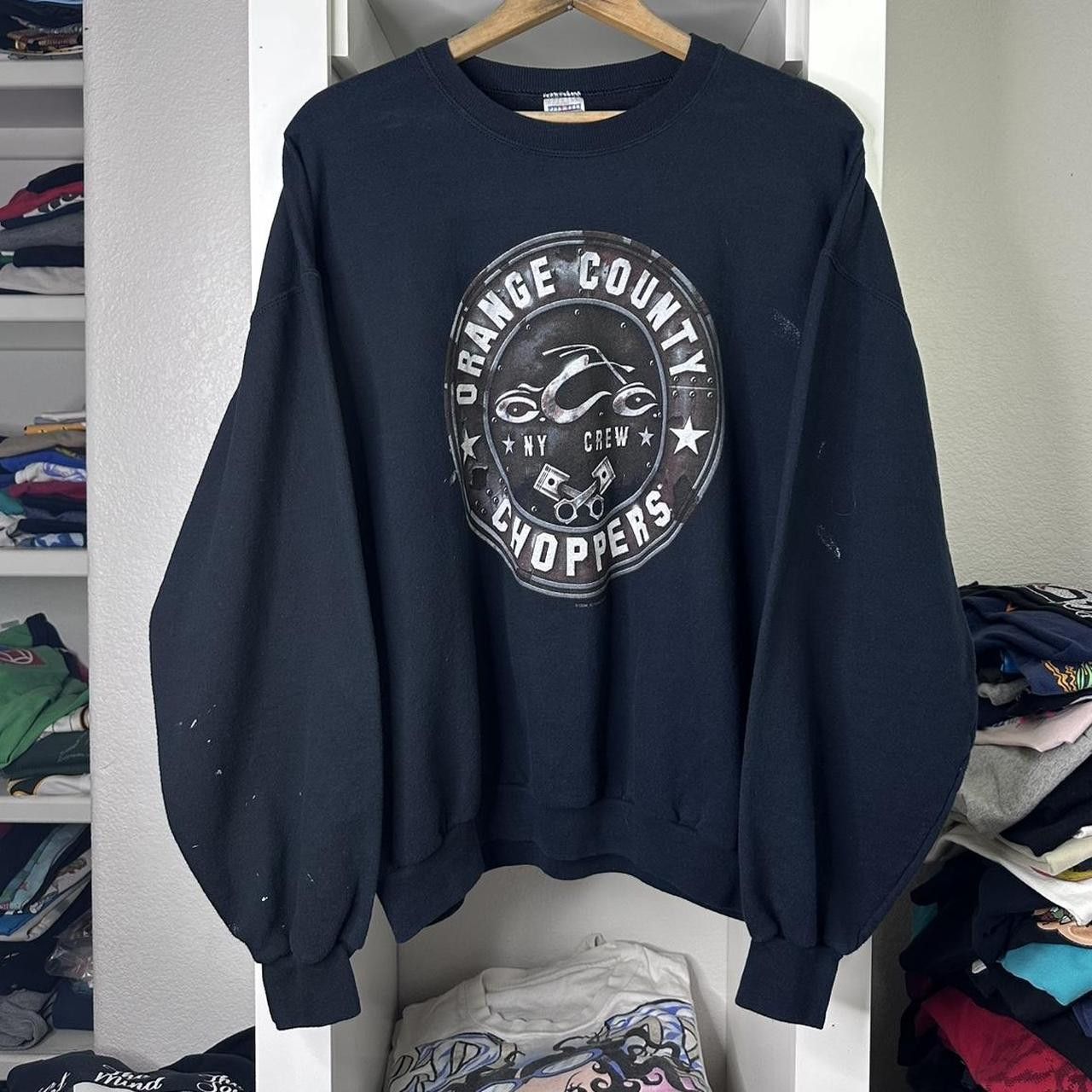 Vintage 2000s Y2K Vintage Orange County Choppers Sweatshirt Crewneck Size US XXL / EU 58 / 5 - 2 Thumbnail