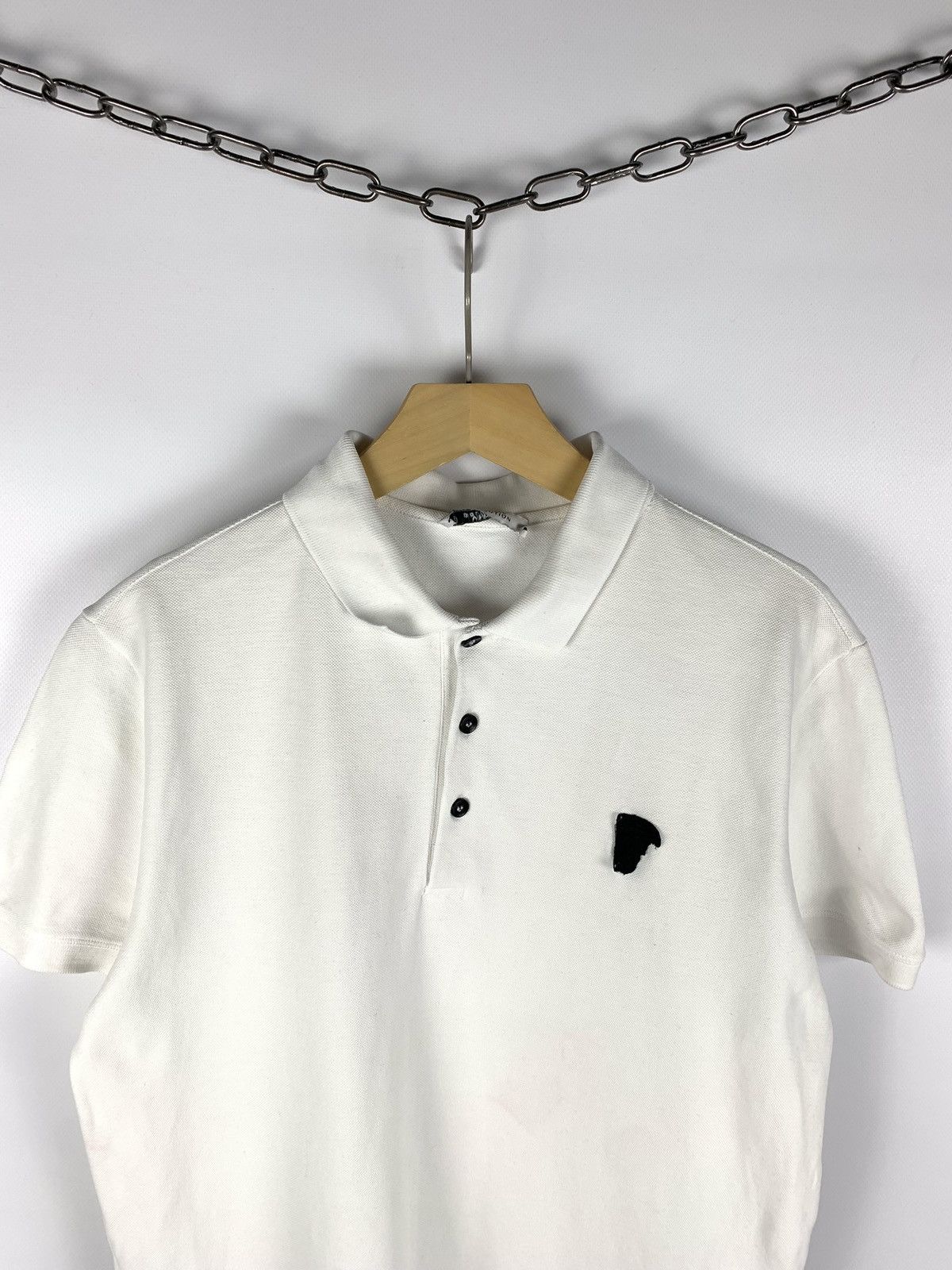 Versace Versace Collection Classic Polo Shirt Men’s Size M White Size US M / EU 48-50 / 2 - 2 Thumbnail