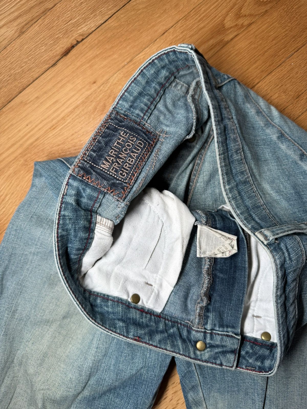 Marithe + Francois Girbaud Marithe Francois Girbaud Denim Red Blue Size US 30 / EU 46 - 5 Thumbnail