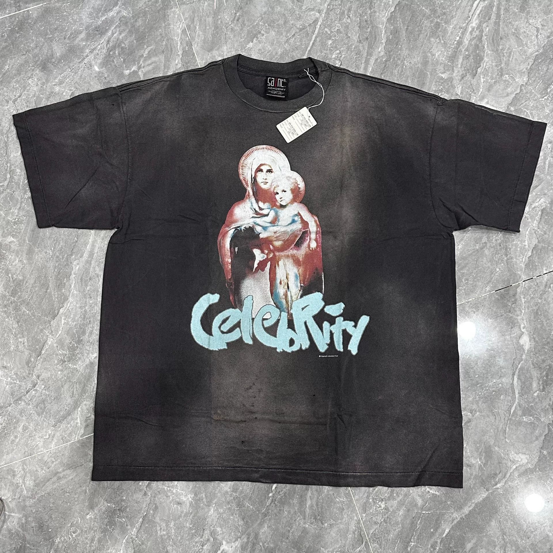 Saint Michael Saint Michael SS24 Shermer Academy Graffiti Tee Size US XXL / EU 58 / 5 - 1 Thumbnail