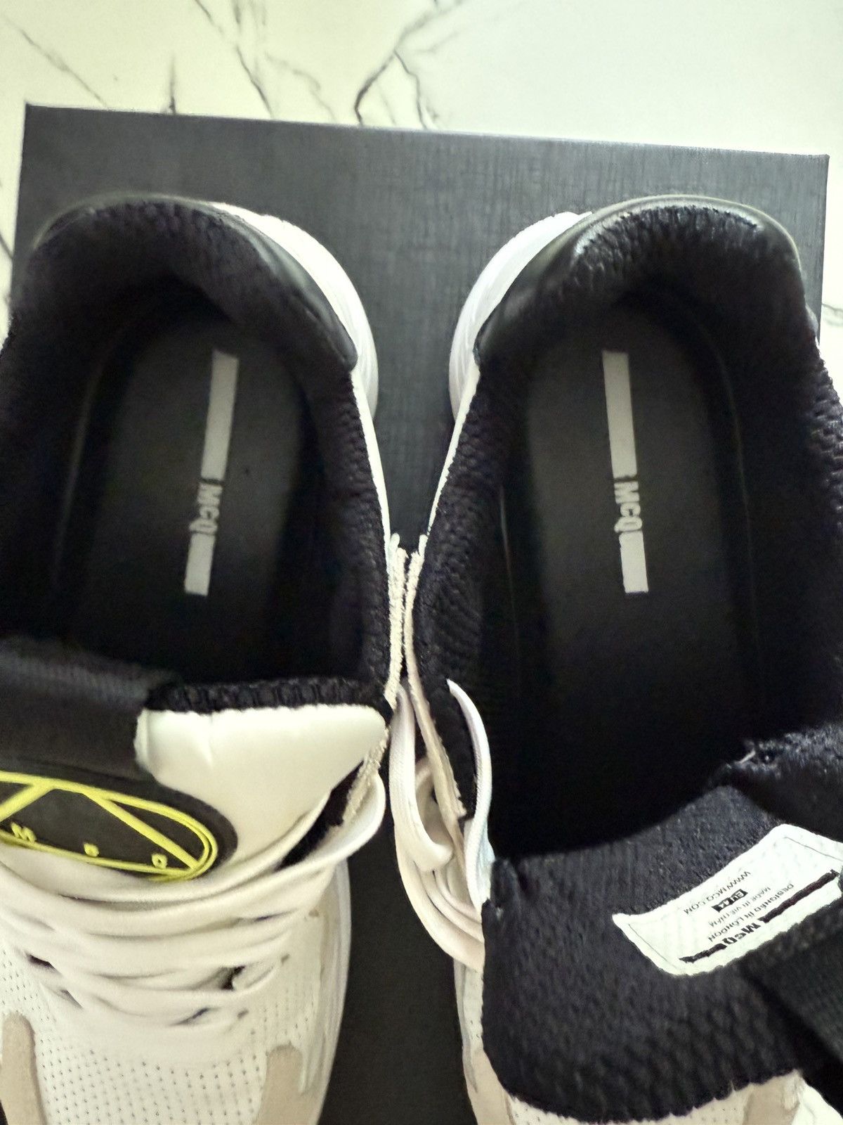 Alexander McQueen McQ Alexander McQueen White and Black Daku Sneakers Size US 10 / EU 43 - 7 Thumbnail