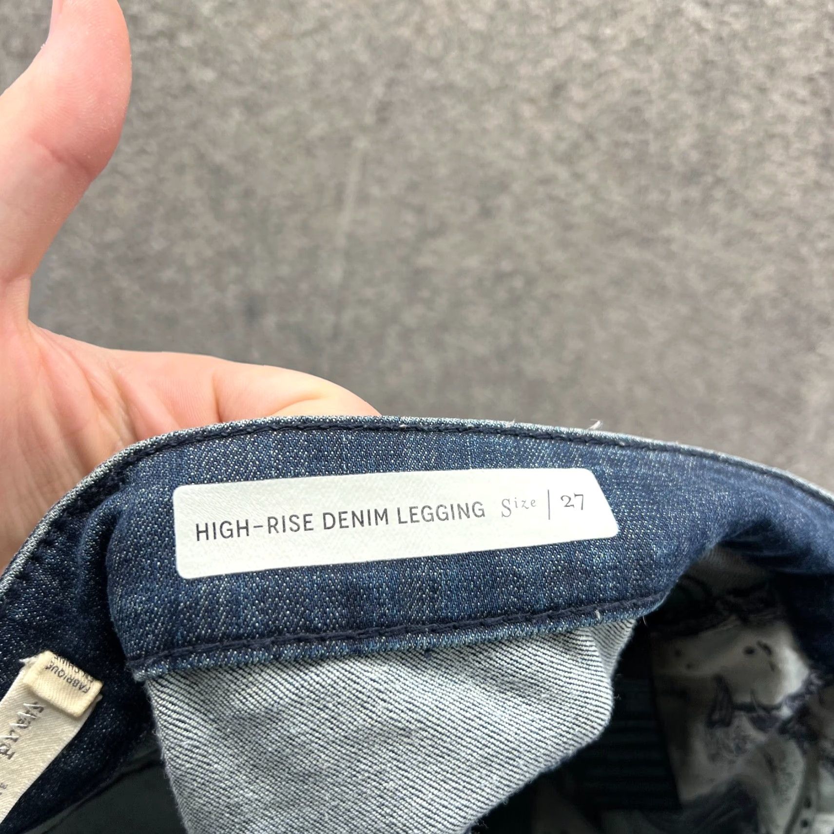 Anthropologie Anthropologie Jeans Womens 27 Blue Denim High Rise Pilcro and The Letter Press Skinny Regular Pockets Stretch Size 27" / US 4 / IT 40 - 5 Thumbnail