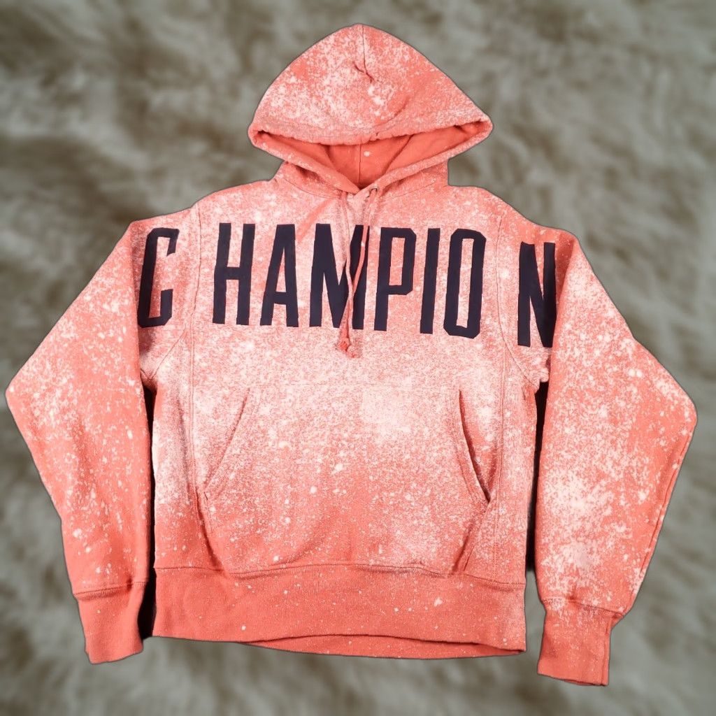Champion Champion Hoodie Men’s Small Pink Pullover Sweatshirt, Long Sleeve, Fleece, Casual Sportswear Size US S / EU 44-46 / 1 - 1 Thumbnail