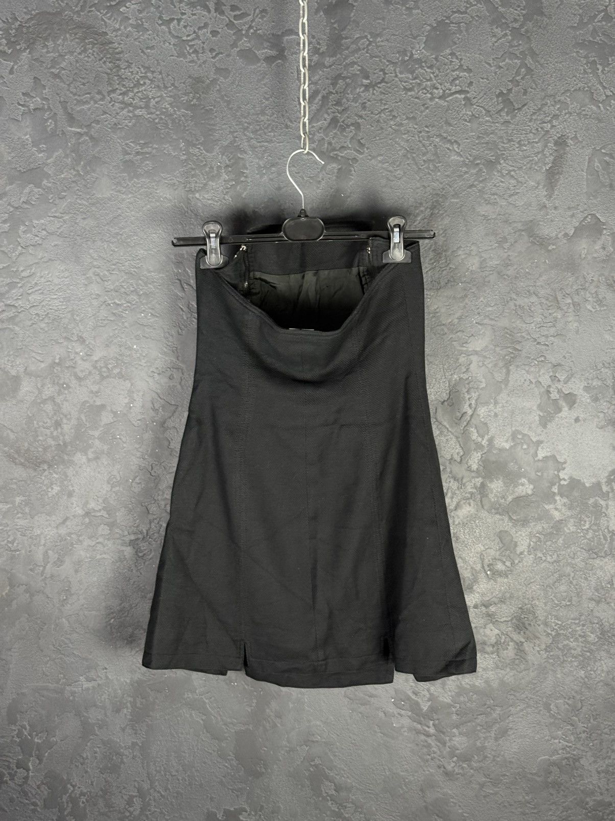 Versus Versace VERSUS Giani Versace Women’s Black Front Zip Mini Dress Size M / US 6-8 / IT 42-44 - 7 Thumbnail