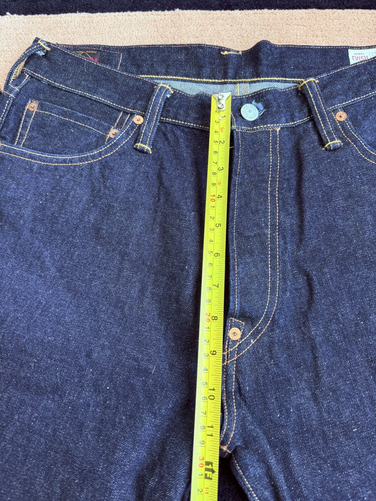 Evisu EVISU green daicock denim shorts！size：34 Size US 34 / EU 50 - 13 Thumbnail