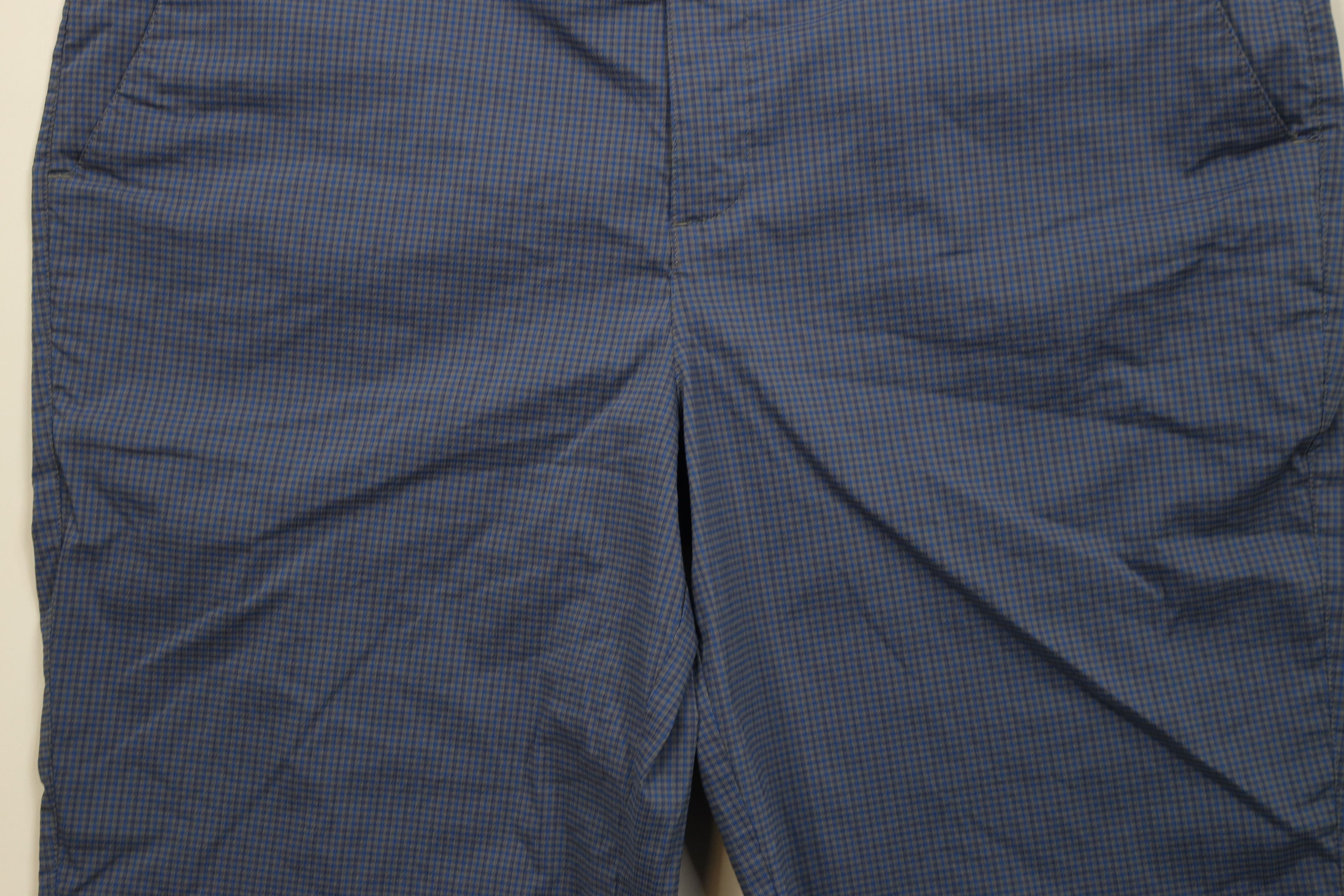 Puma Puma Golf Front Tech Golfing Chino Shorts Blue Plaid Check Size US 38 / EU 54 - 3 Thumbnail