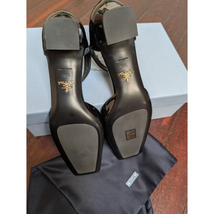 Prada Prada Vernice 35mm Patent-Leather Pumps NIB Size US 9.5 / IT 39.5 - 8 Thumbnail