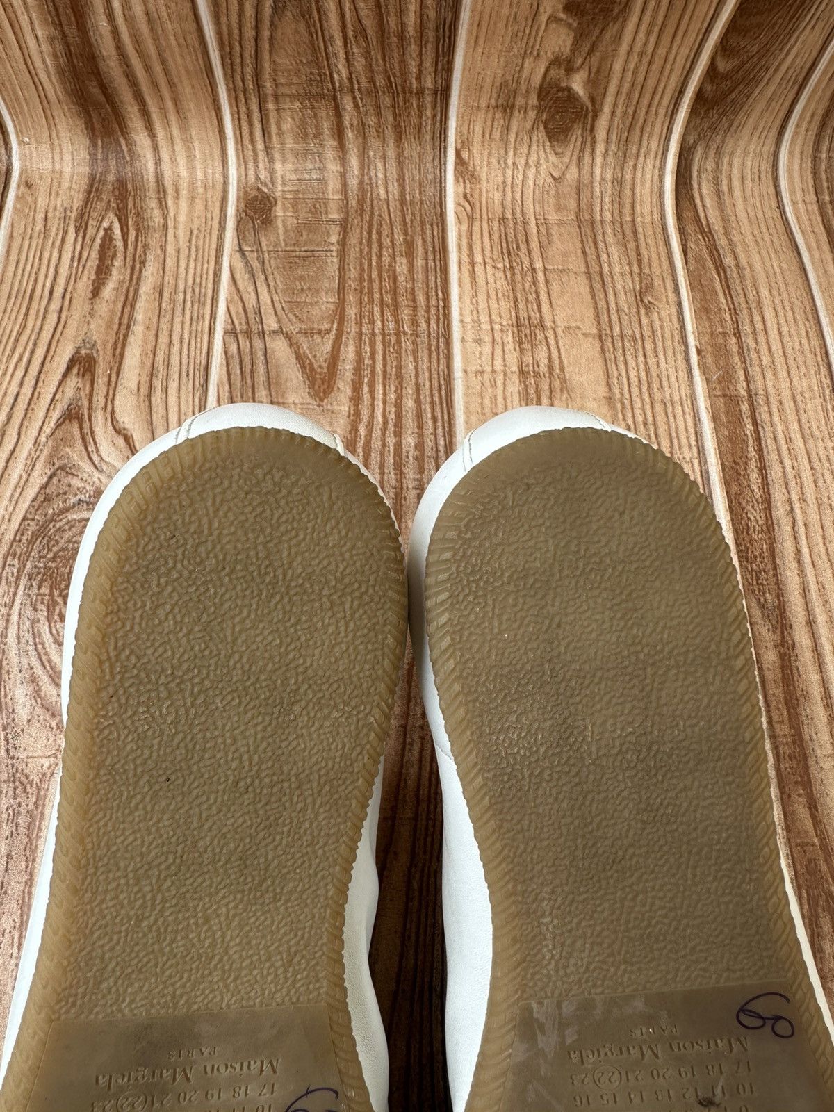 Maison Margiela Maison Margiela Feather Light Leather Lowtop Sneaker Size US 12 / EU 45 - 16 Thumbnail