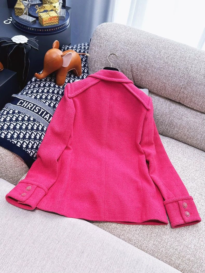 Chanel Chanel 20C early spring series rose red long-sleeved braid Size XS / US 0-2 / IT 36-38 - 2 Thumbnail