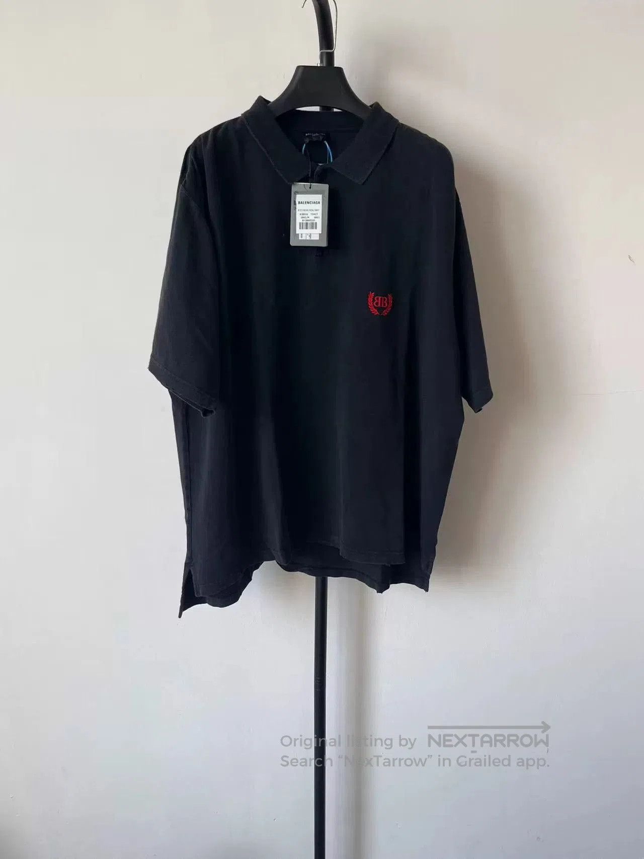Balenciaga Balenciaga Laurel Solid Polo Shirt. Size US M / EU 48-50 / 2 - 1 Thumbnail