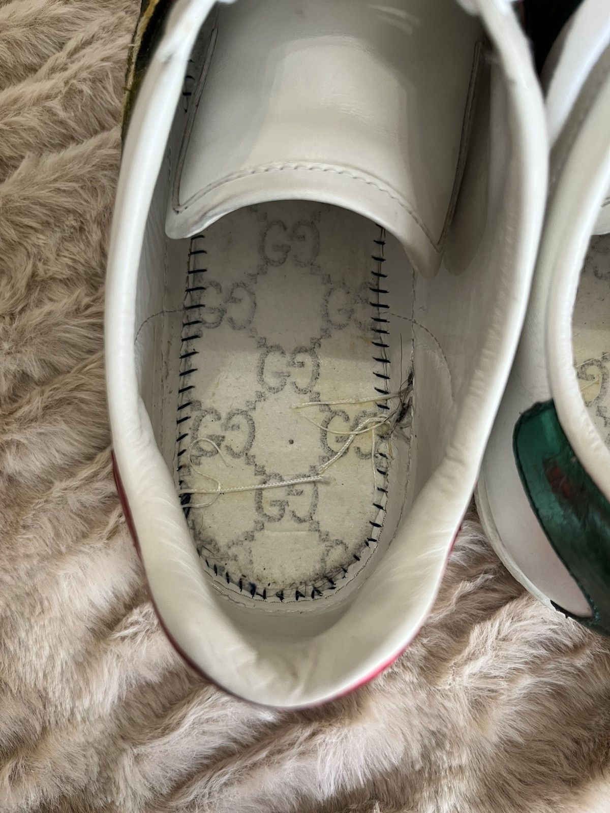 Gucci Gucci Ace Rooster Sneaker Size US 8 / IT 38 - 9 Thumbnail