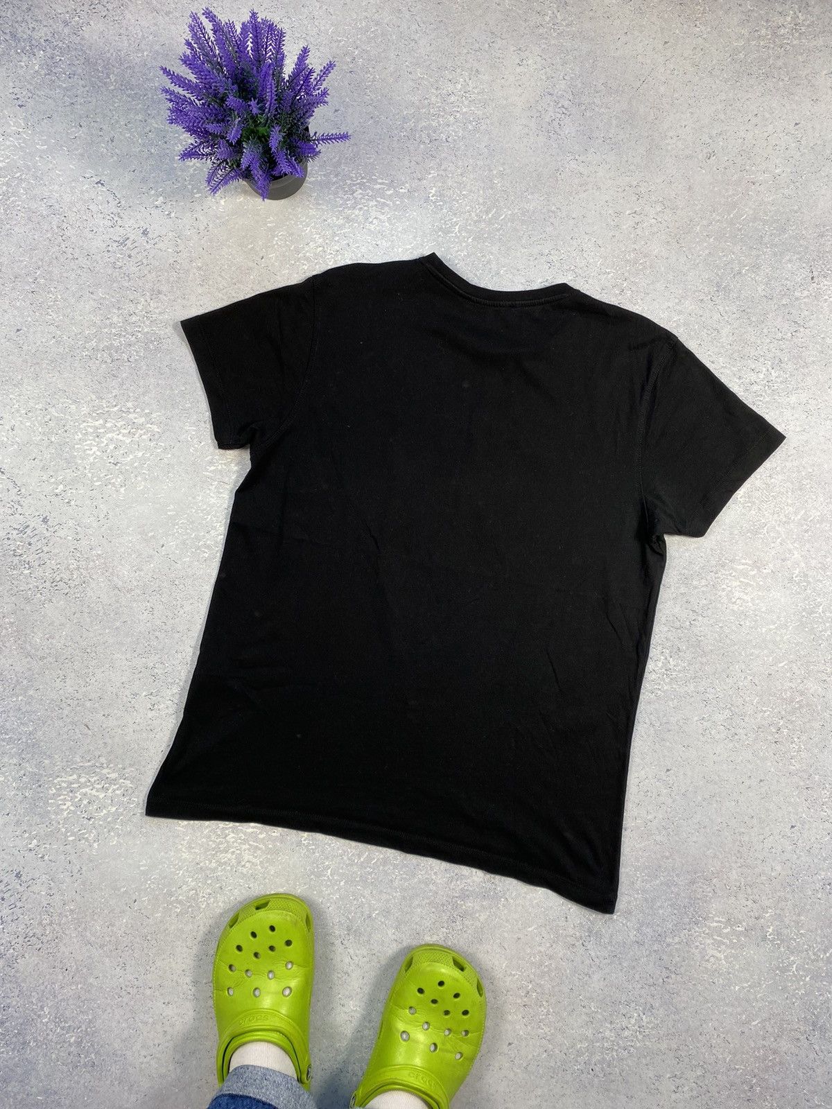 Roberto Cavalli Roberto Cavalli Men’s Black T-shirt With Big Centre Logo Size US L / EU 52-54 / 3 - 6 Thumbnail