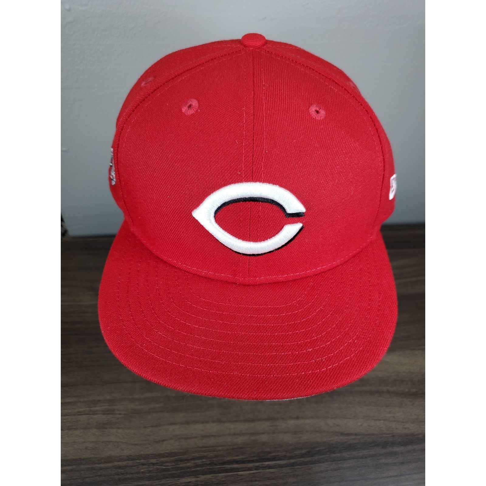 MLB × New Era Cincinnati Reds 9Fifty Hat Snapback Cap Mr Red Legs *READ* Size ONE SIZE - 2 Thumbnail