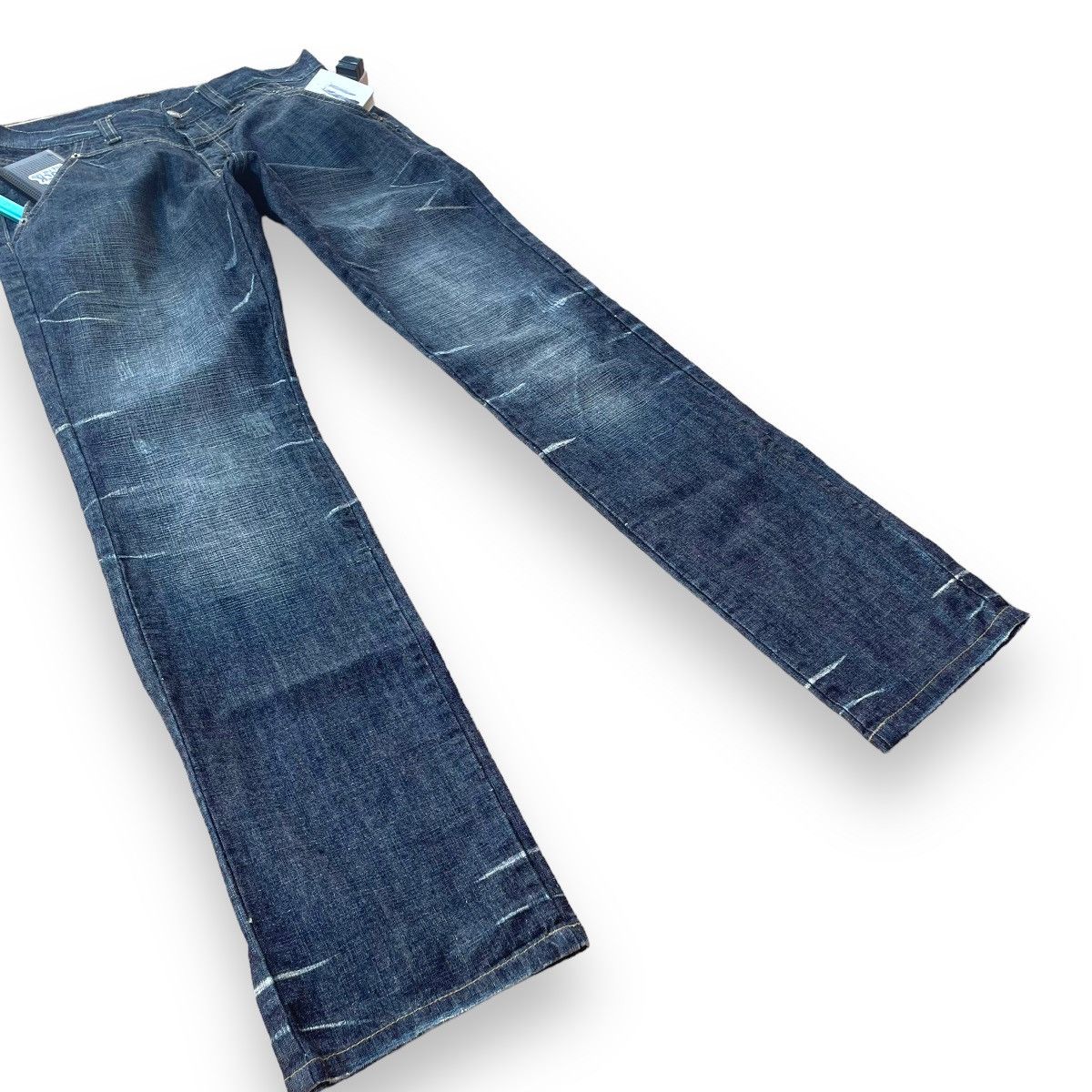 If Six Was Nine × Le Grande Bleu (L.G.B.) × PPFM 🇯🇵 PPFM DOUBLE POCKET STONE WASHED DENIM PANTS Size US 32 / EU 48 - 4 Thumbnail