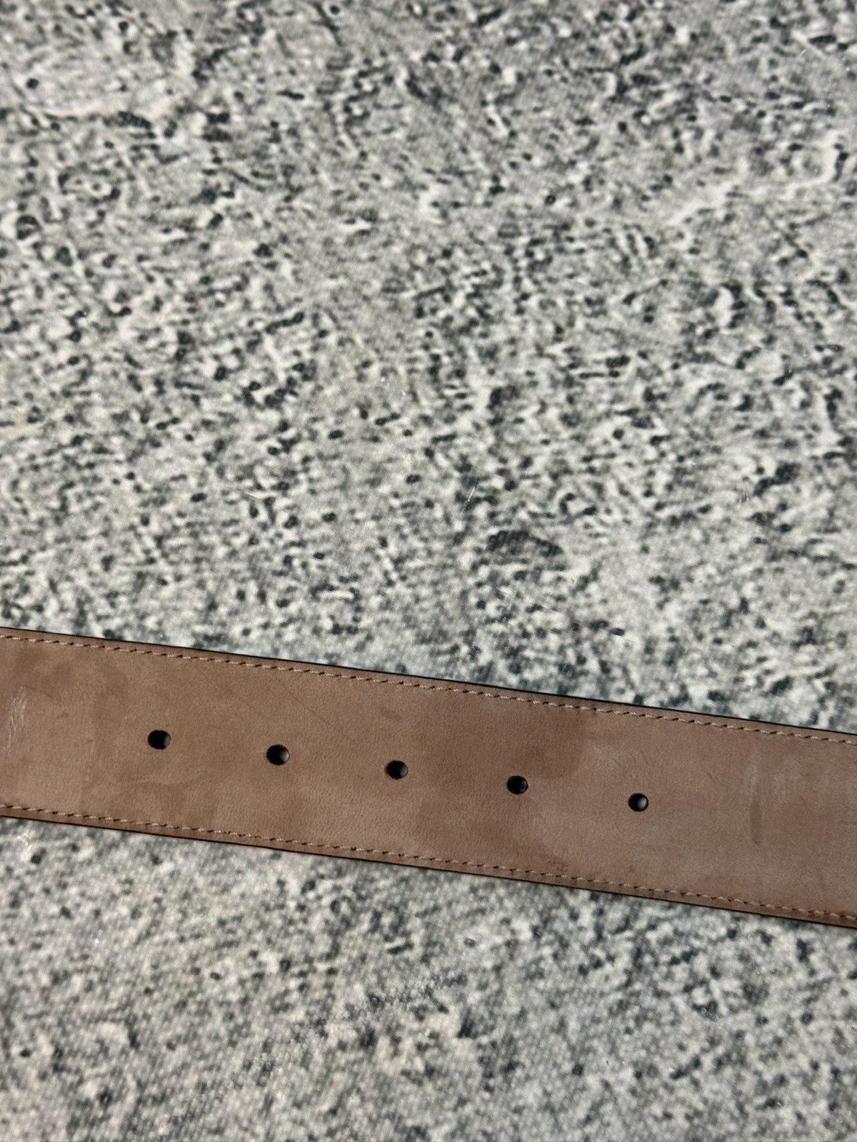 Gucci Gucci belt big buckle double G brown silver monogram Size 36 - 6 Thumbnail