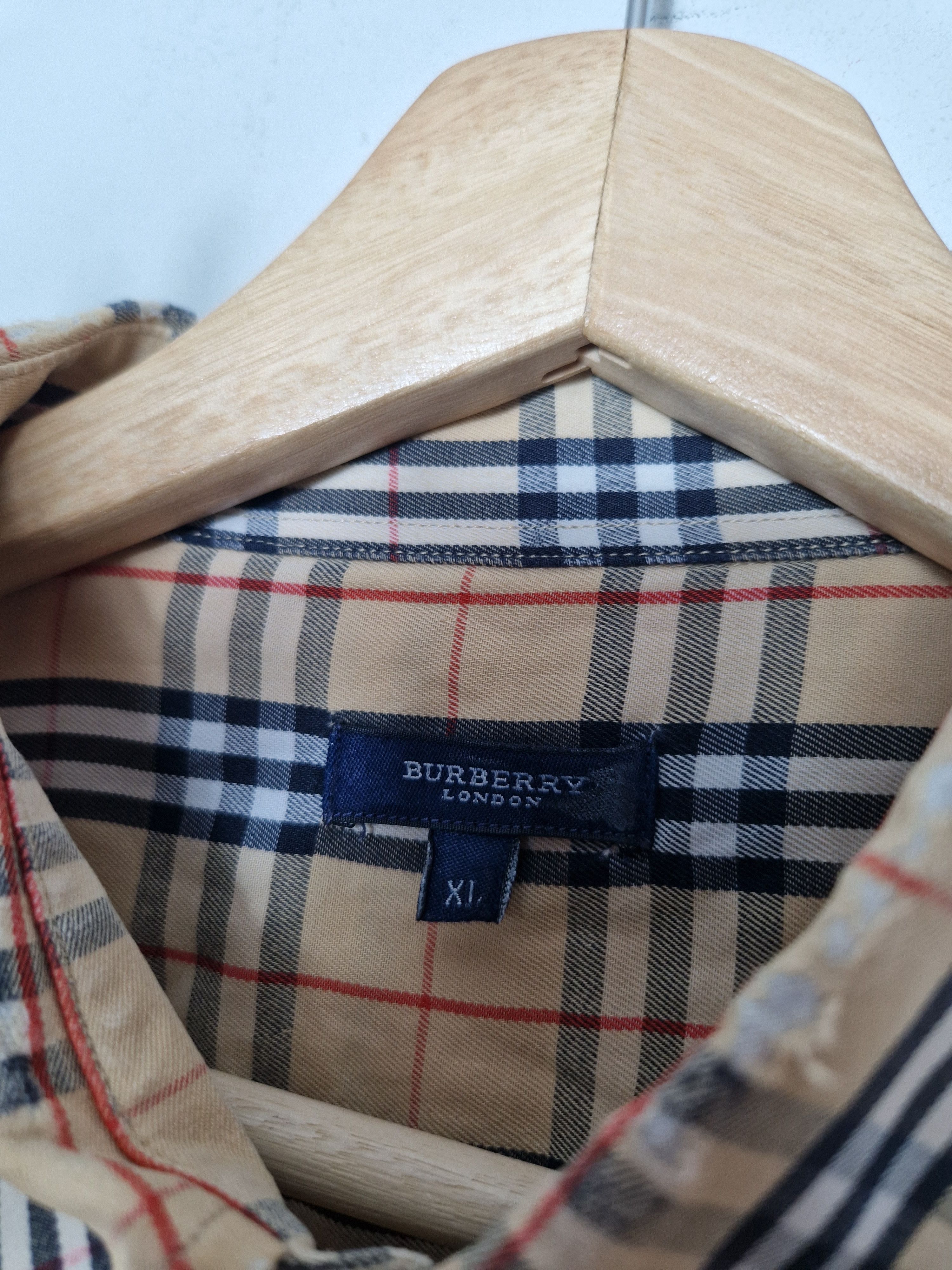 Burberry × Vintage Burberry vintage nova check shirt Size US XL / EU 56 / 4 - 5 Thumbnail