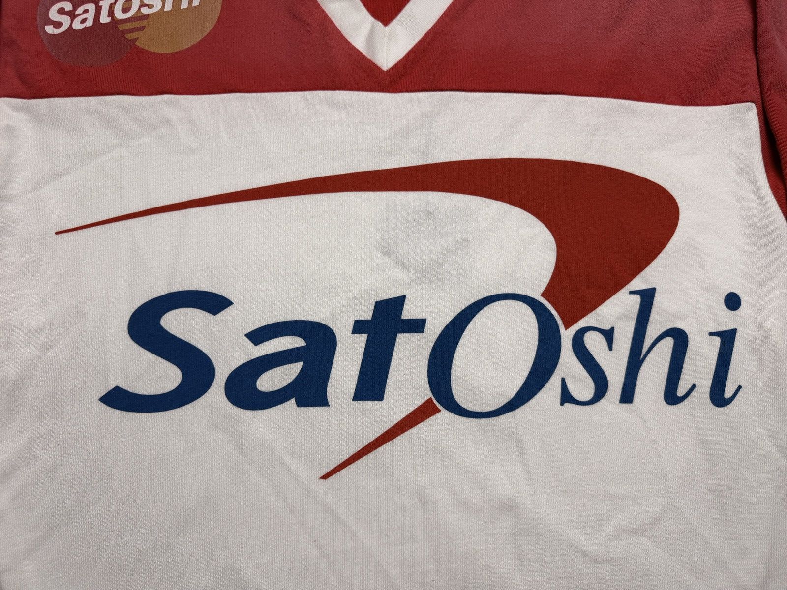Satoshi Nakamoto Satoshi Nakamoto Bank of Satoshi Jersey White Red Size US L / EU 52-54 / 3 - 5 Thumbnail