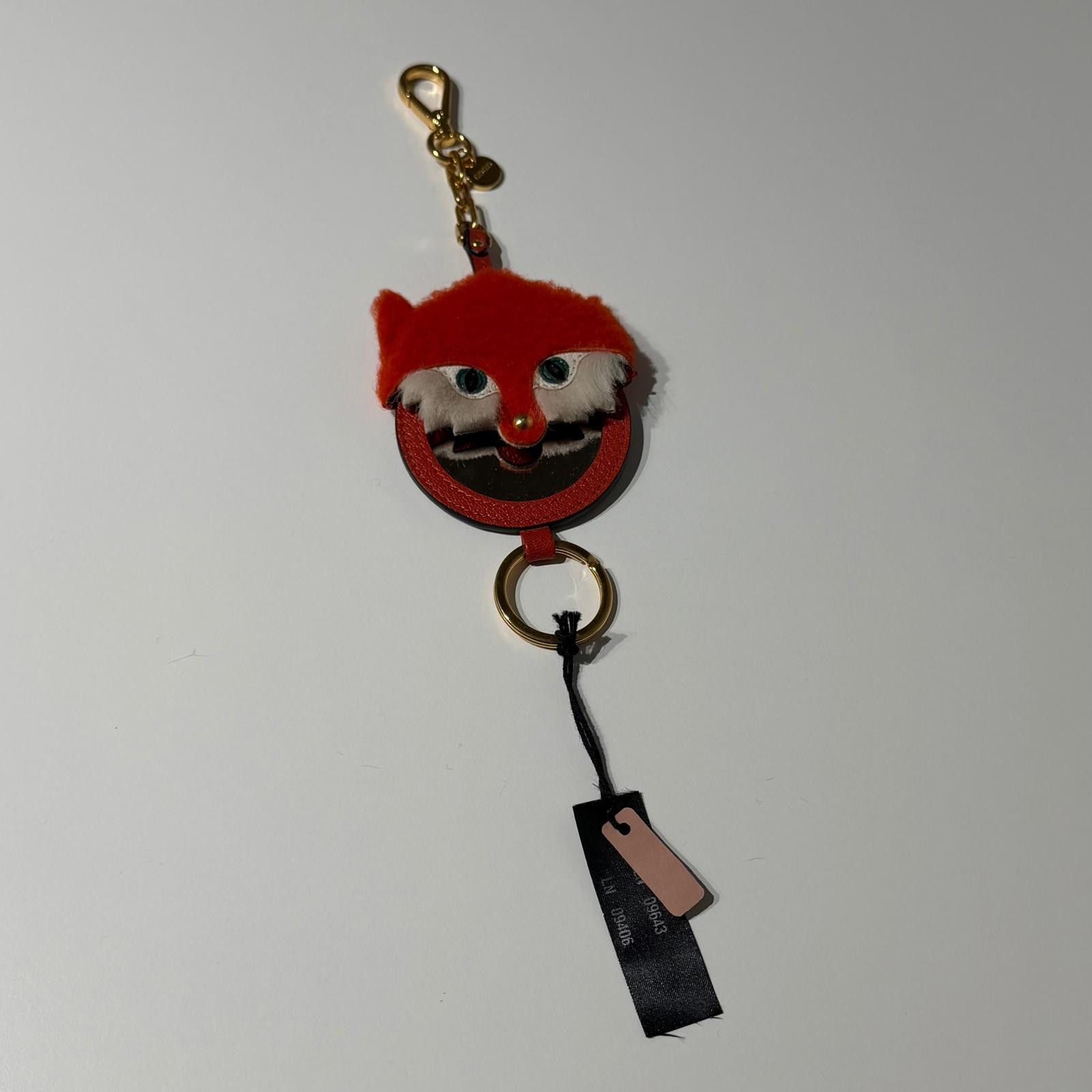 Miu Miu Miu Miu Fox Mirror Key Chain Charm Size ONE SIZE - 1 Thumbnail